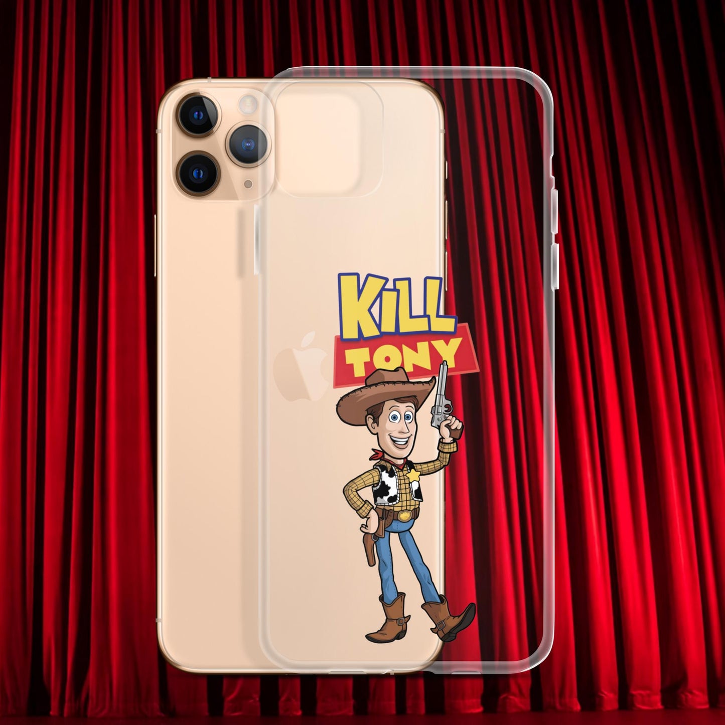 Kill Tony Hinchcliffe Toy Story Woody Funny Podcast Clear Case for iPhone iPhone 11 Pro Max Mobile Phone Cases Kill Tony Podcasts Stand-up Comedy Tony Hinchcliffe Next Cult Brand