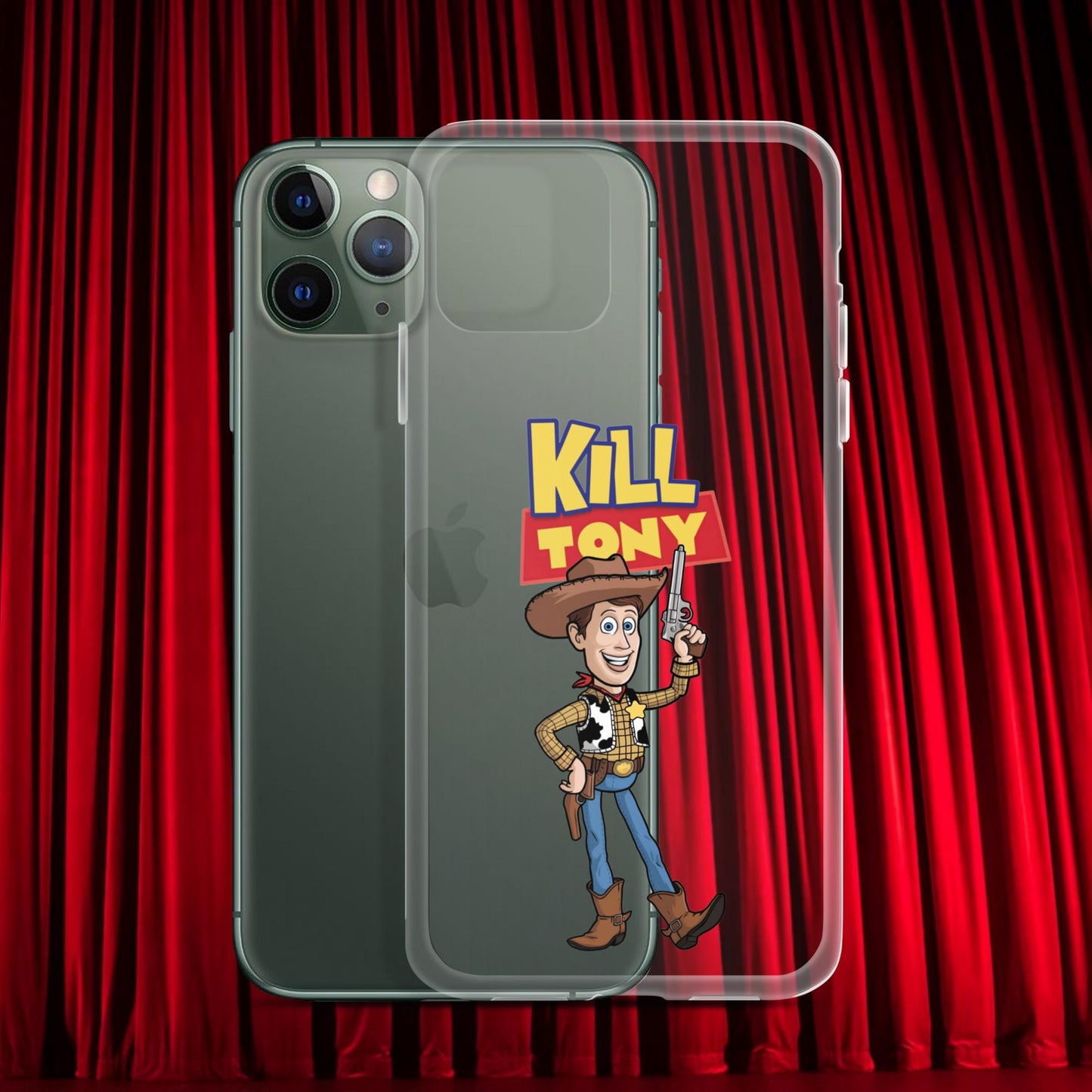 Kill Tony Hinchcliffe Toy Story Woody Funny Podcast Clear Case for iPhone iPhone 11 Pro Mobile Phone Cases Kill Tony Podcasts Stand-up Comedy Tony Hinchcliffe Next Cult Brand