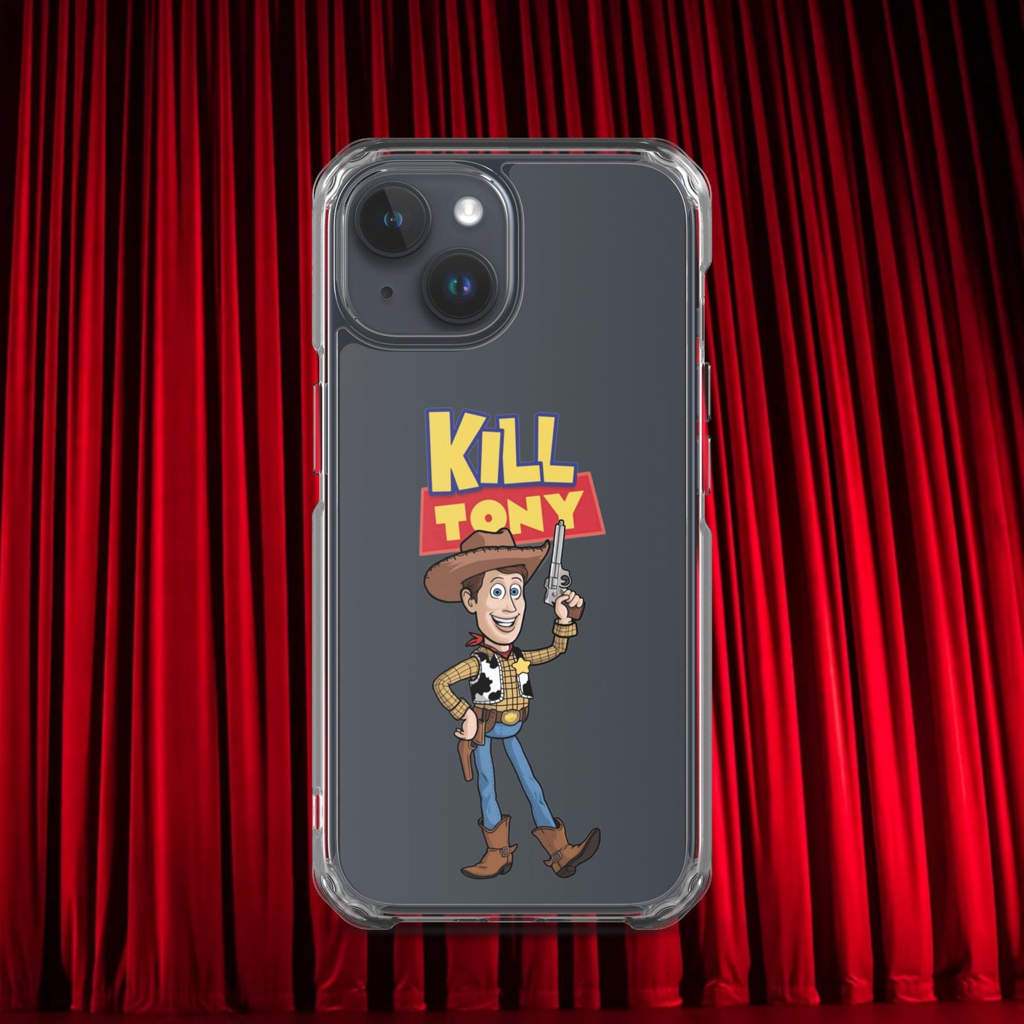 Kill Tony Hinchcliffe Toy Story Woody Funny Podcast Clear Case for iPhone Next Cult Brand