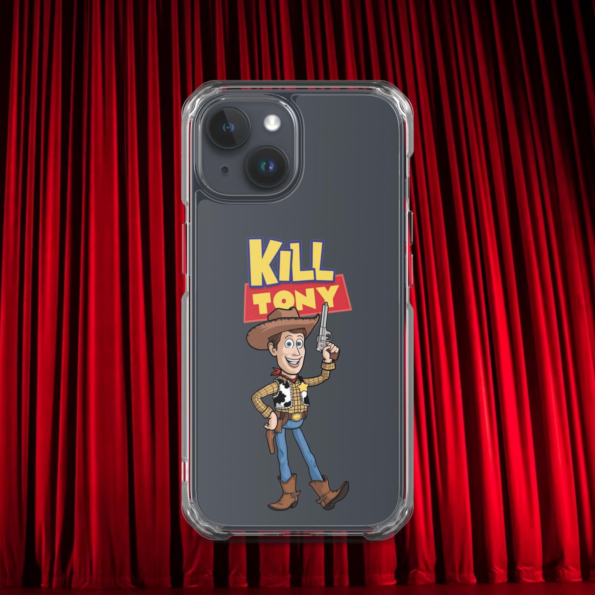 Kill Tony Hinchcliffe Toy Story Woody Funny Podcast Clear Case for iPhone Next Cult Brand