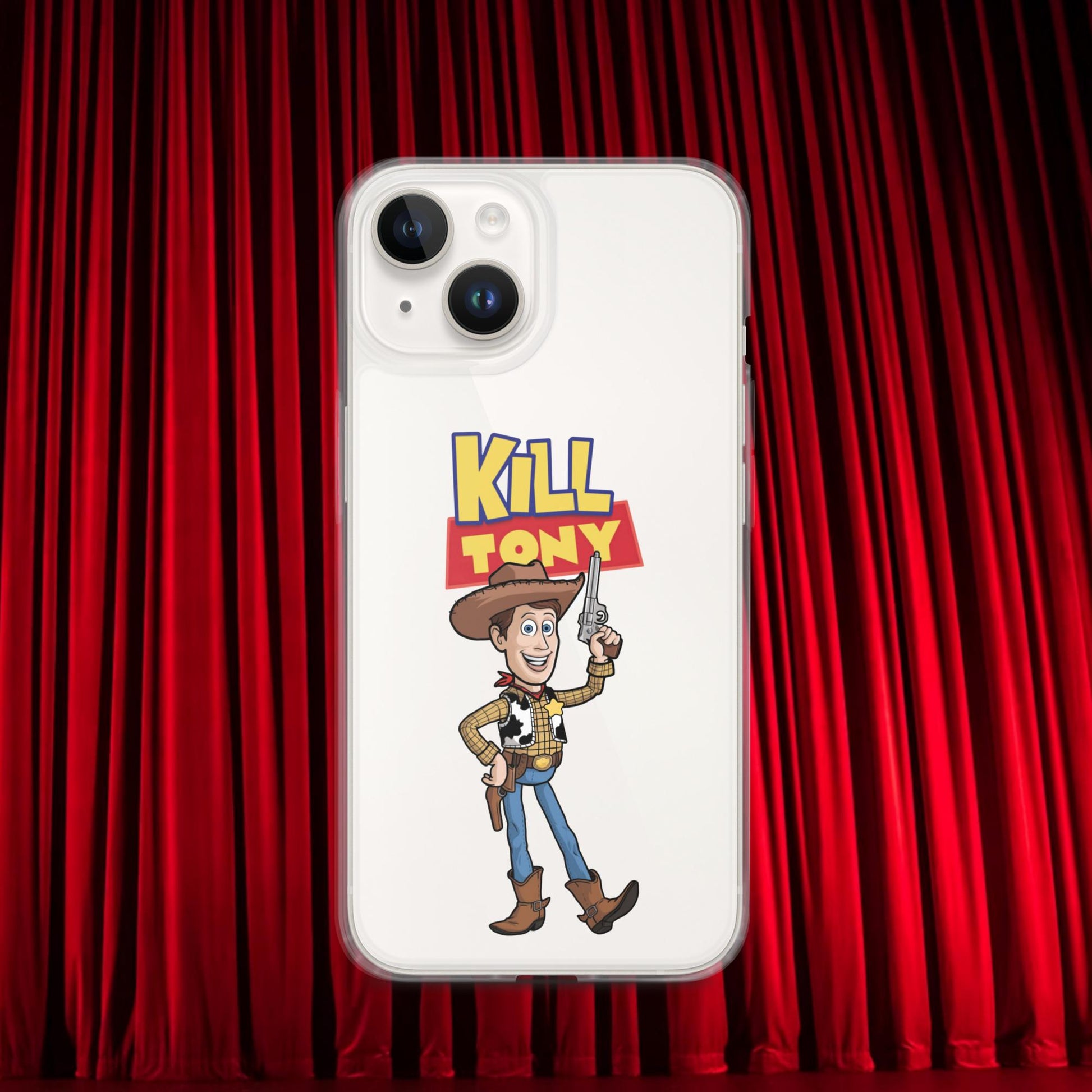 Kill Tony Hinchcliffe Toy Story Woody Funny Podcast Clear Case for iPhone Next Cult Brand