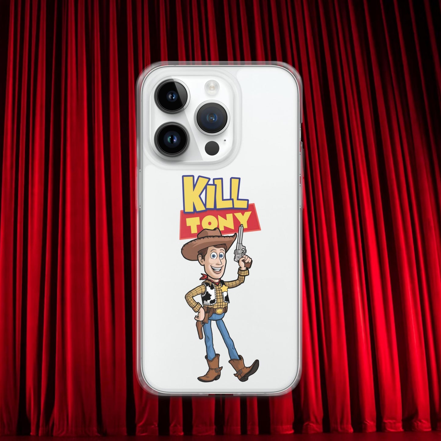 Kill Tony Hinchcliffe Toy Story Woody Funny Podcast Clear Case for iPhone Next Cult Brand