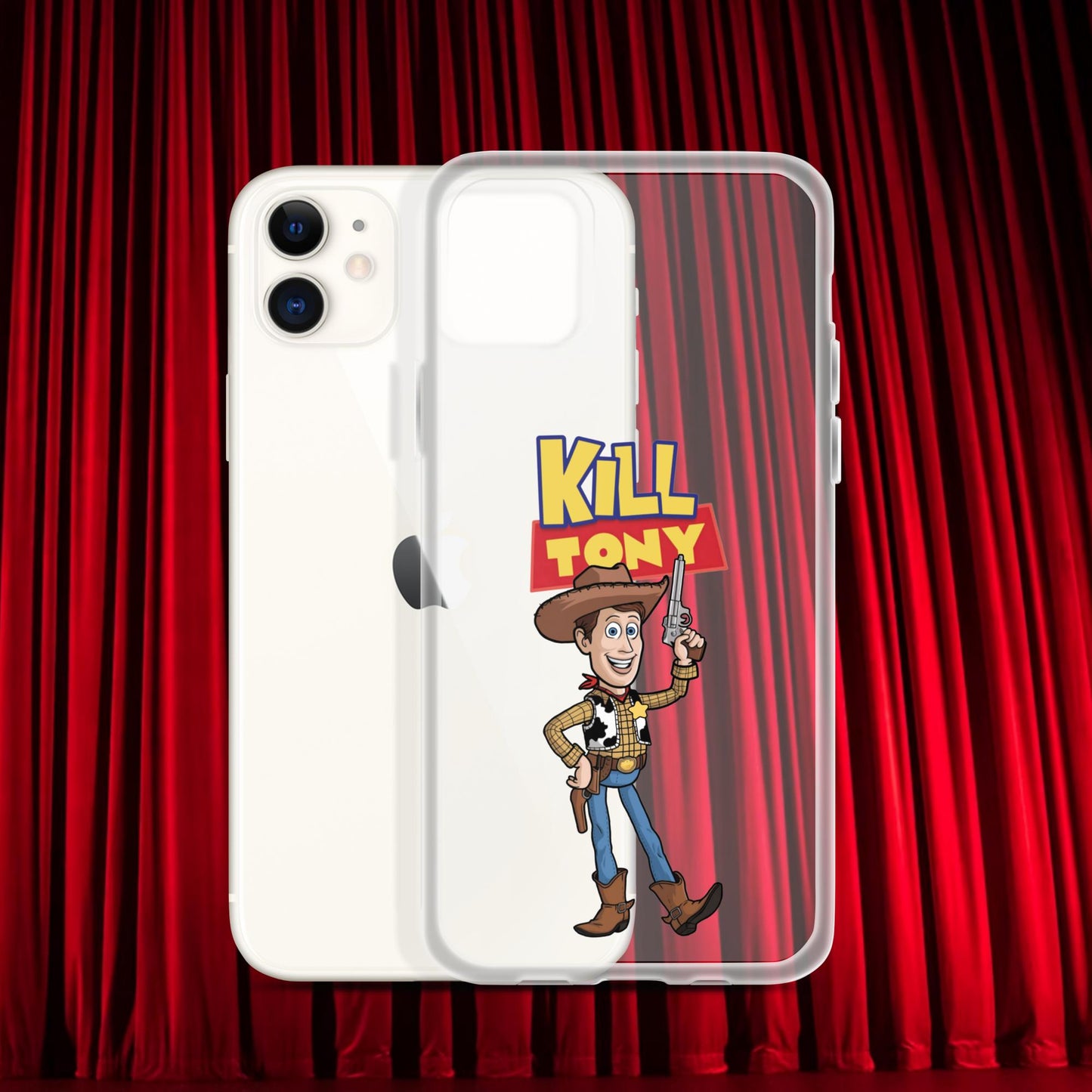 Kill Tony Hinchcliffe Toy Story Woody Funny Podcast Clear Case for iPhone Next Cult Brand