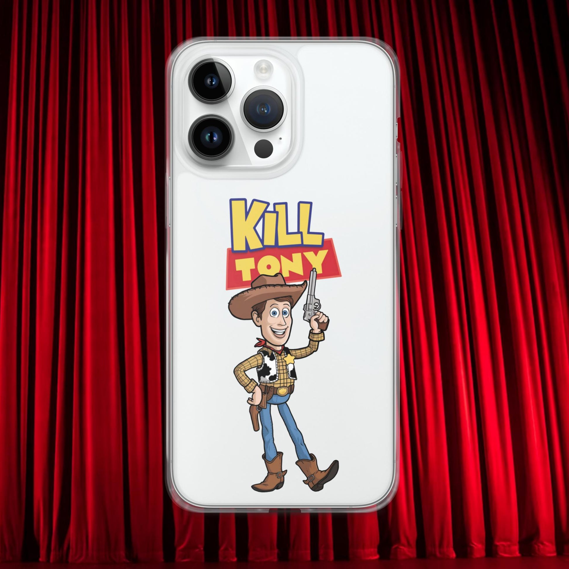 Kill Tony Hinchcliffe Toy Story Woody Funny Podcast Clear Case for iPhone Next Cult Brand