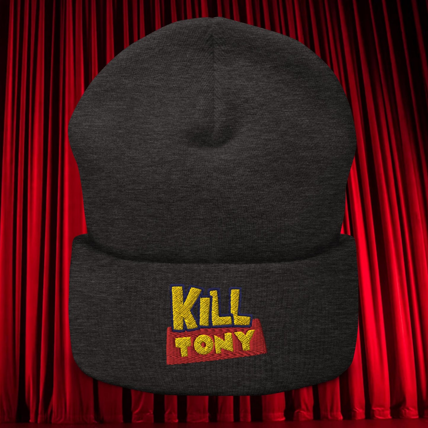 Kill Tony Hinchcliffe Toy Story Woody Funny Podcast Cuffed Beanie Dark Grey Hats Kill Tony Podcasts Stand-up Comedy Tony Hinchcliffe Next Cult Brand