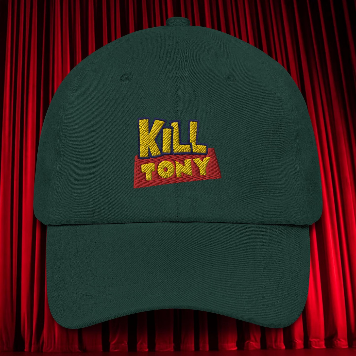 Kill Tony Hinchcliffe Toy Story Woody Funny Podcast Dad hat Spruce Hats Kill Tony Podcasts Stand-up Comedy Tony Hinchcliffe Next Cult Brand