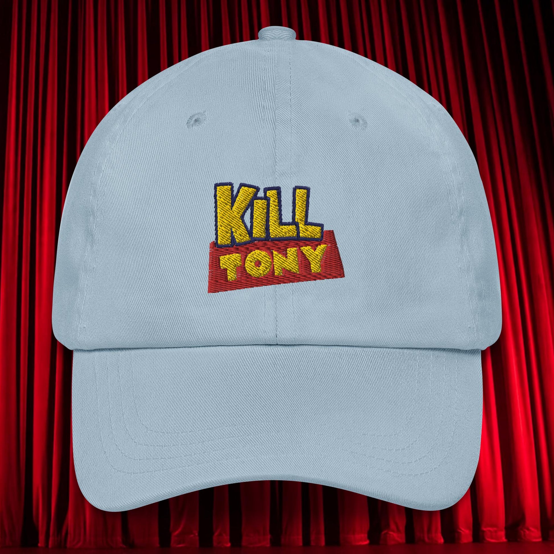 Kill Tony Hinchcliffe Toy Story Woody Funny Podcast Dad hat Light Blue Hats Kill Tony Podcasts Stand-up Comedy Tony Hinchcliffe Next Cult Brand