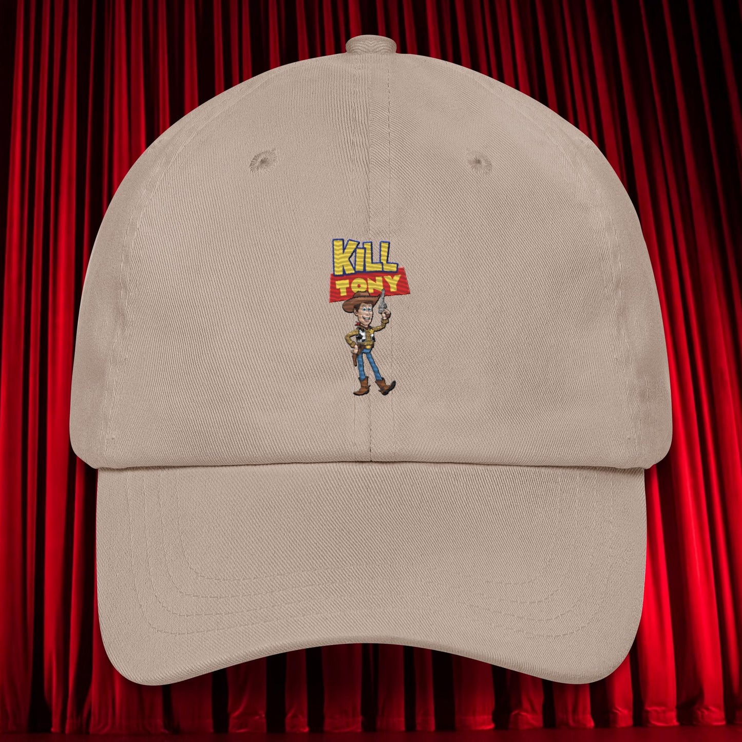 Kill Tony Hinchcliffe Toy Story Woody Funny Podcast Dad hat Stone Hats Kill Tony Podcasts Stand-up Comedy Tony Hinchcliffe Next Cult Brand