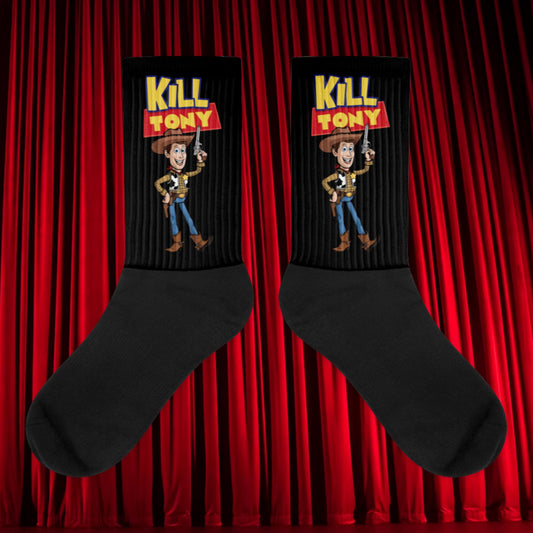 Kill Tony Hinchcliffe Toy Story Woody Funny Podcast Socks Next Cult Brand