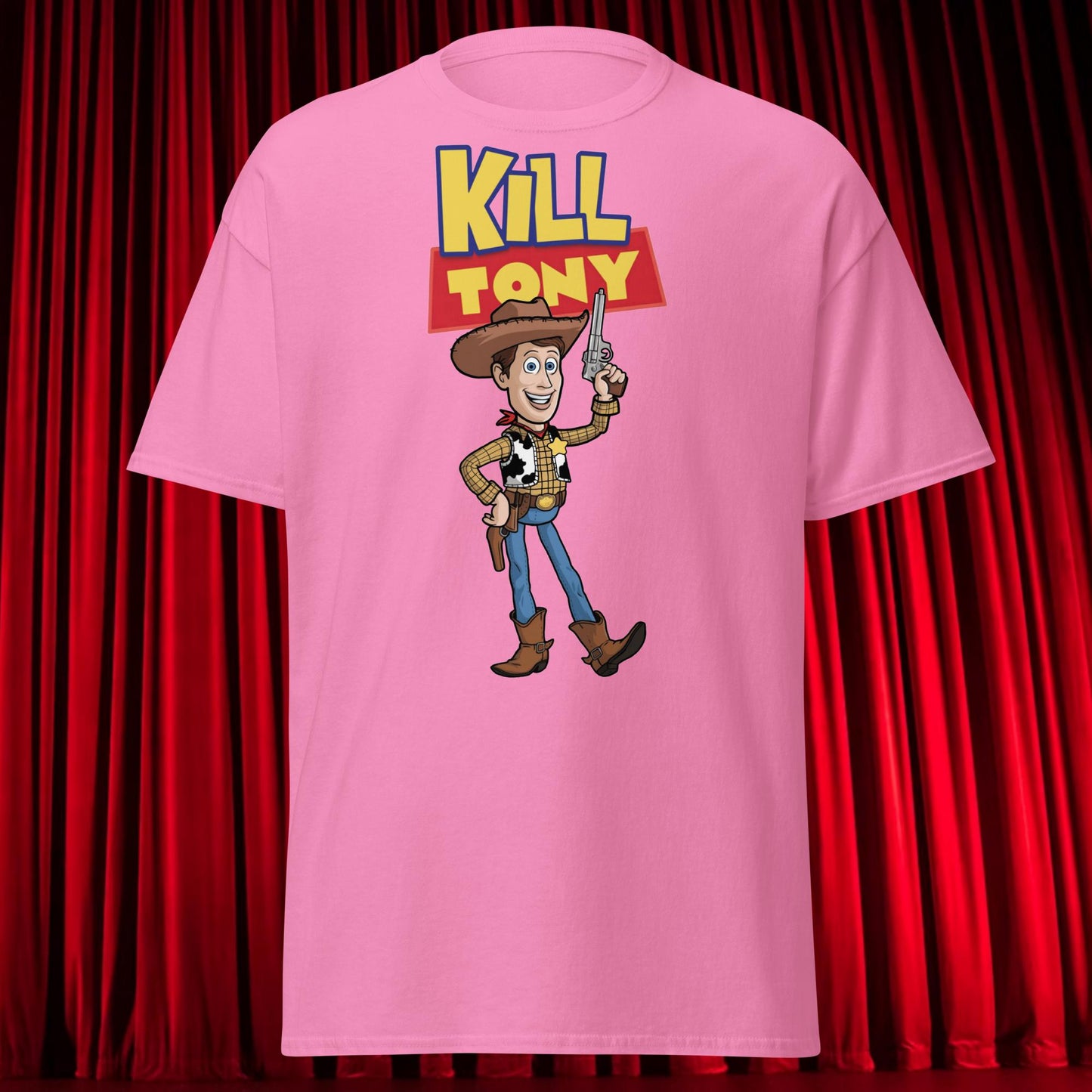 Kill Tony Hinchcliffe Toy Story Woody Funny Podcast Unisex Shirt Azalea T-shirts Kill Tony Podcasts Stand-up Comedy Tony Hinchcliffe Next Cult Brand