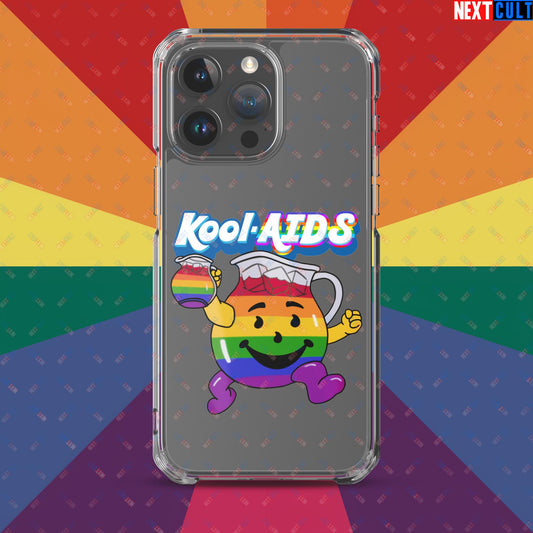 Kool-AIDS Clear Case for iPhone iPhone 15 Pro Max Mobile Phone Cases LGBTQ+ Next Cult Brand