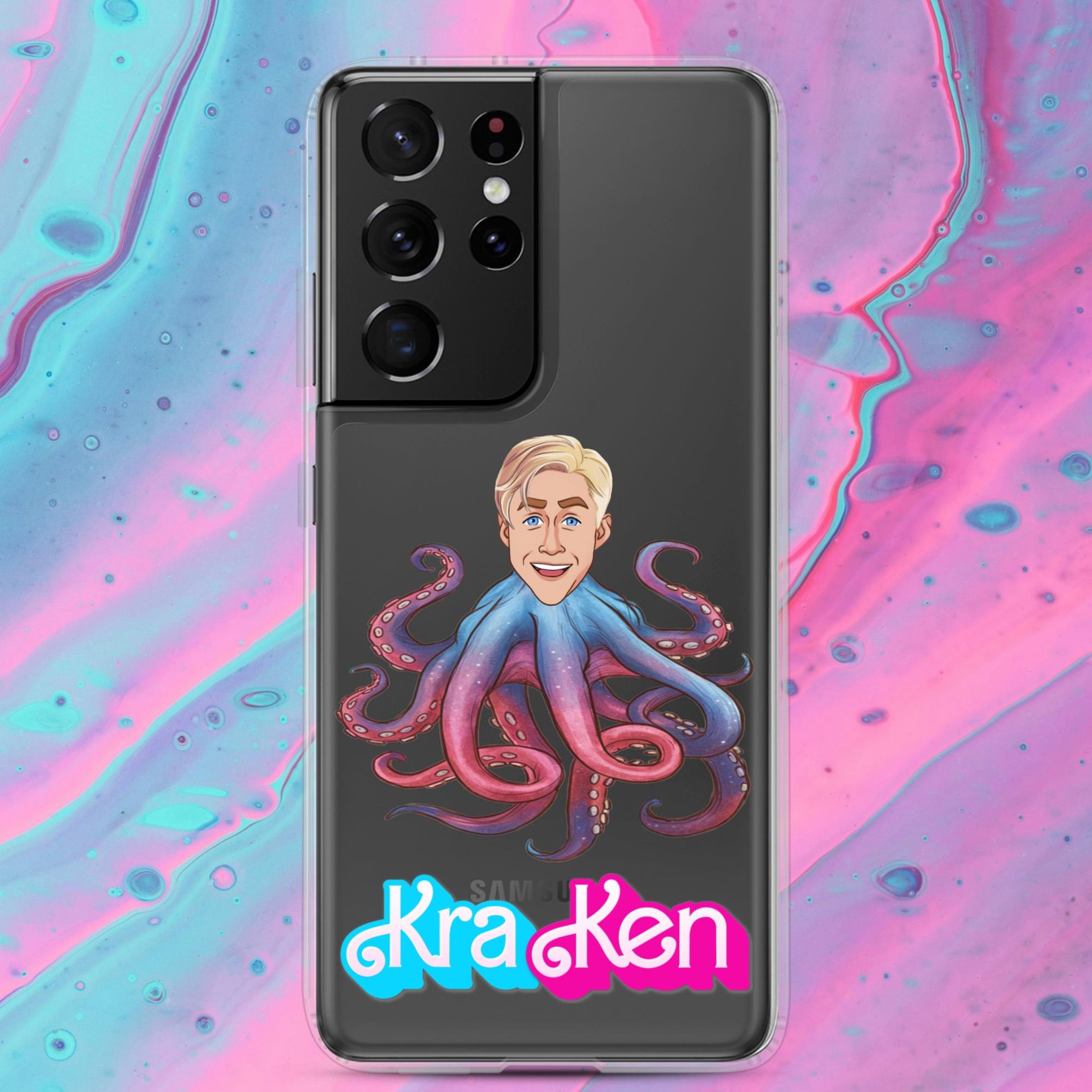 Kraken Ken Barbie Ryan Gosling Funny Clear Case for Samsung Next Cult Brand