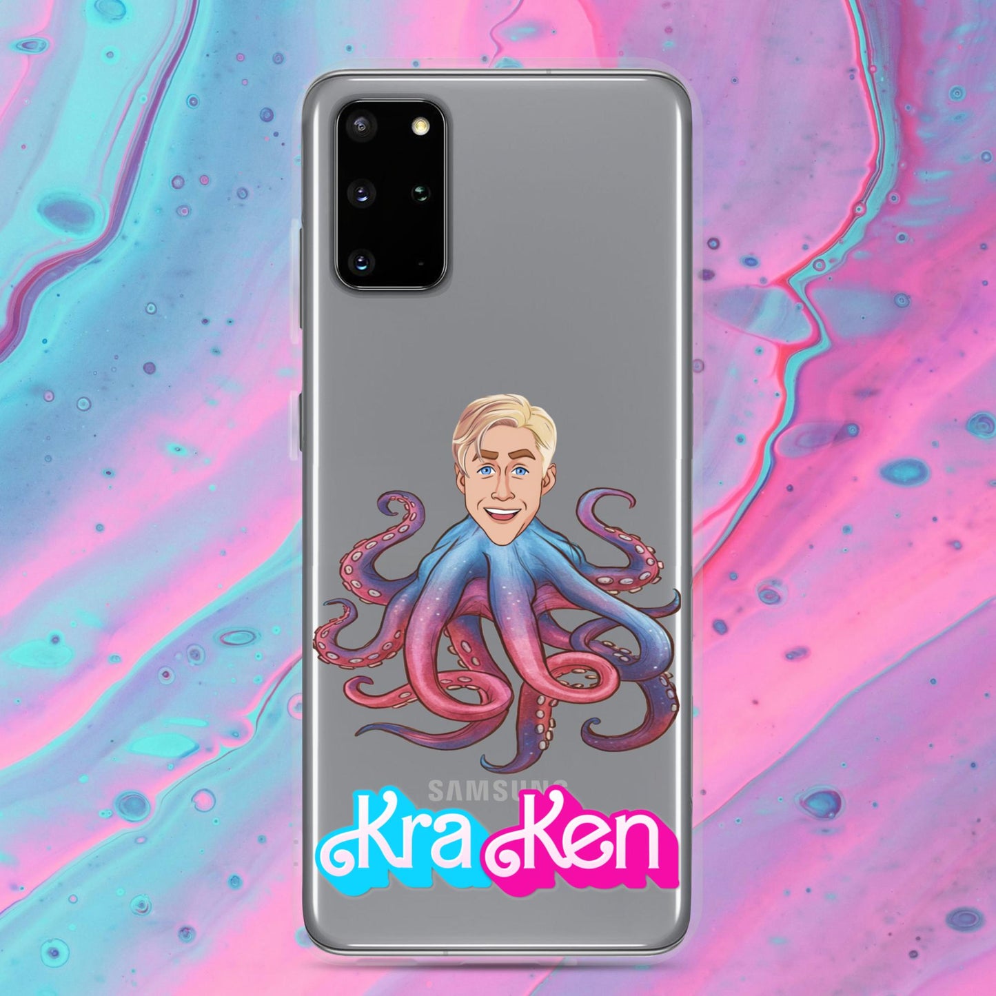 Kraken Ken Barbie Ryan Gosling Funny Clear Case for Samsung Next Cult Brand