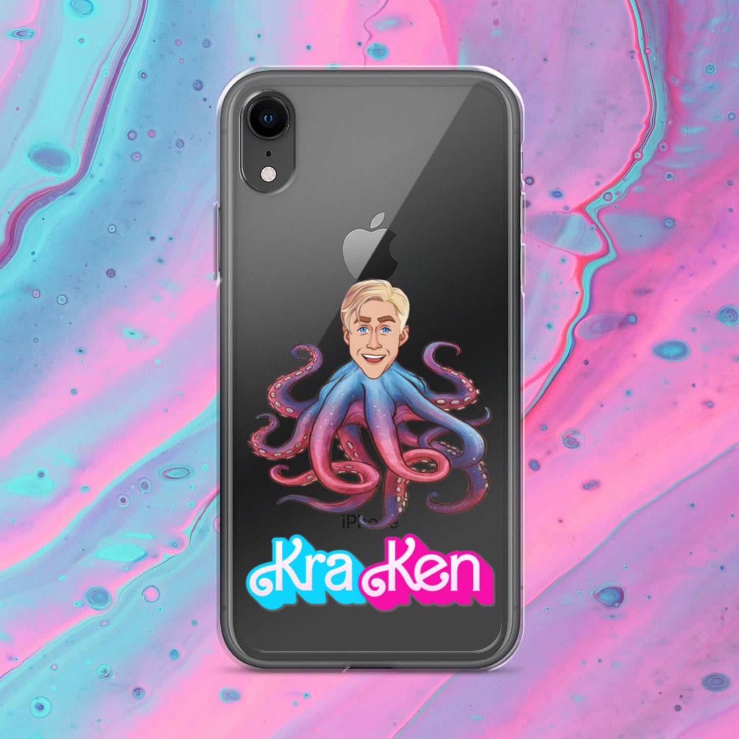 Kraken Ken Barbie Ryan Gosling Funny Clear Case for iPhone Next Cult Brand