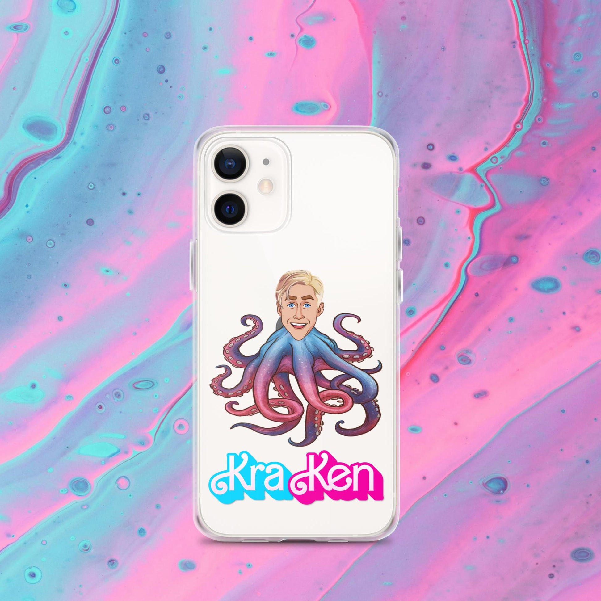 Kraken Ken Barbie Ryan Gosling Funny Clear Case for iPhone Next Cult Brand