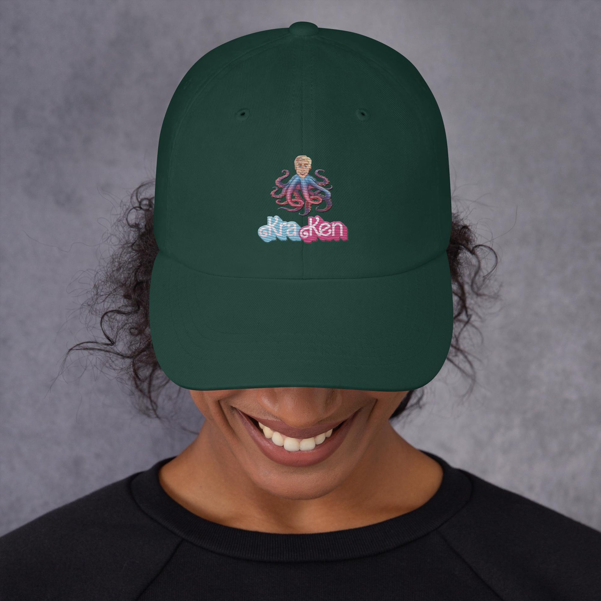 Kraken Ken Barbie Ryan Gosling Funny Dad hat Next Cult Brand