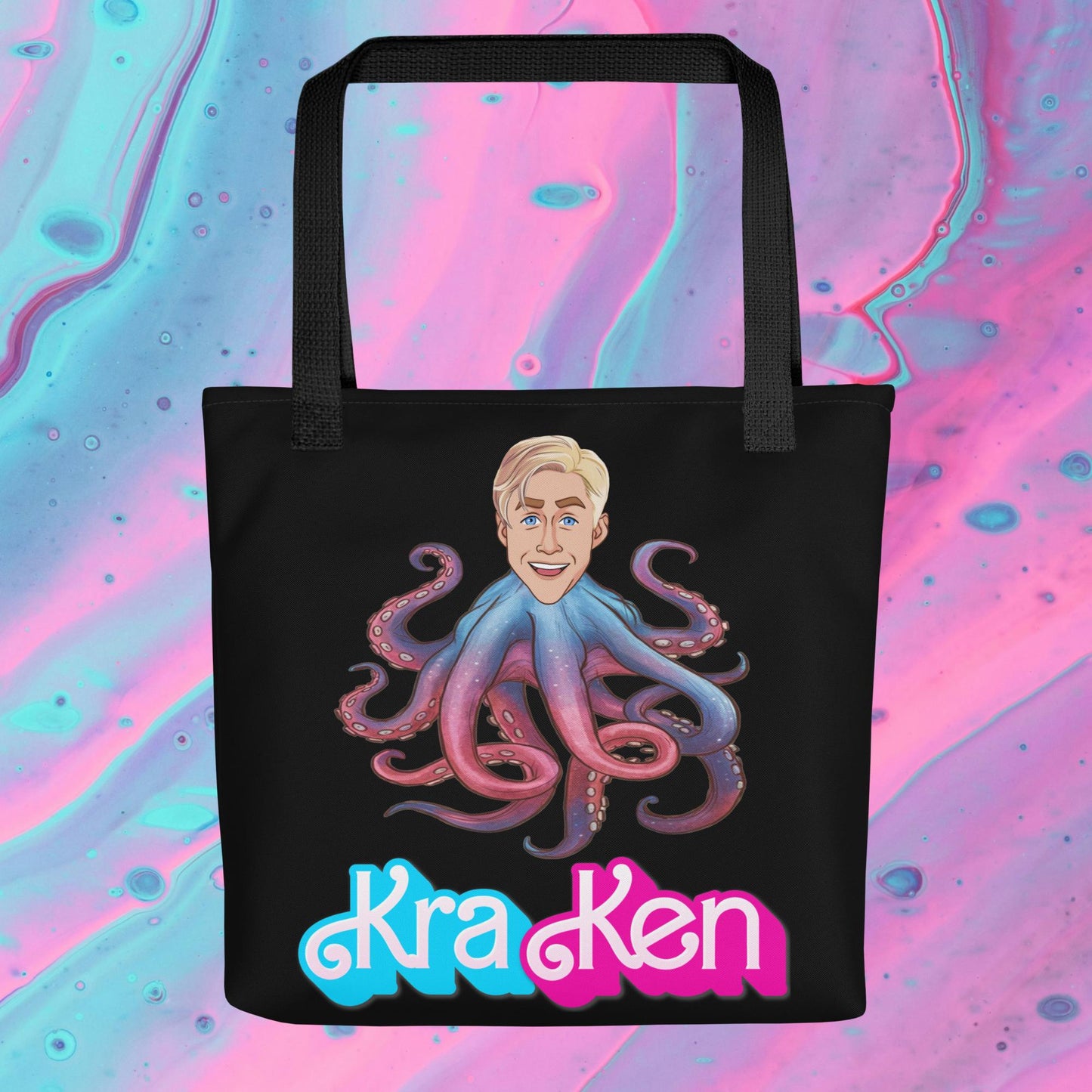 Kraken Ken Barbie Ryan Gosling Funny Tote bag Next Cult Brand