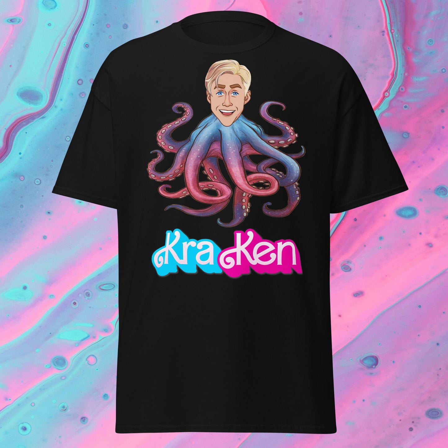 Kraken Ken Barbie Ryan Gosling Funny Unisex tee Next Cult Brand