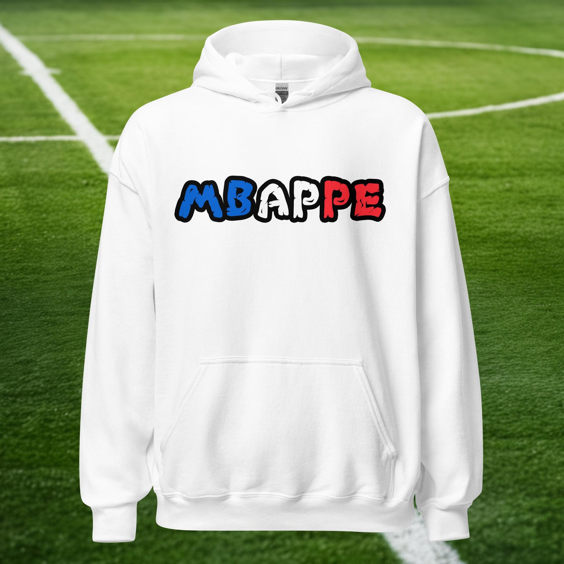 Kylian Mbappe France Euro 2024 Ninja Turtle Funny Football Soccer Unisex Hoodie White Hoodies Football Kylian Mbappe Ninja Turtles Real Madrid Next Cult Brand