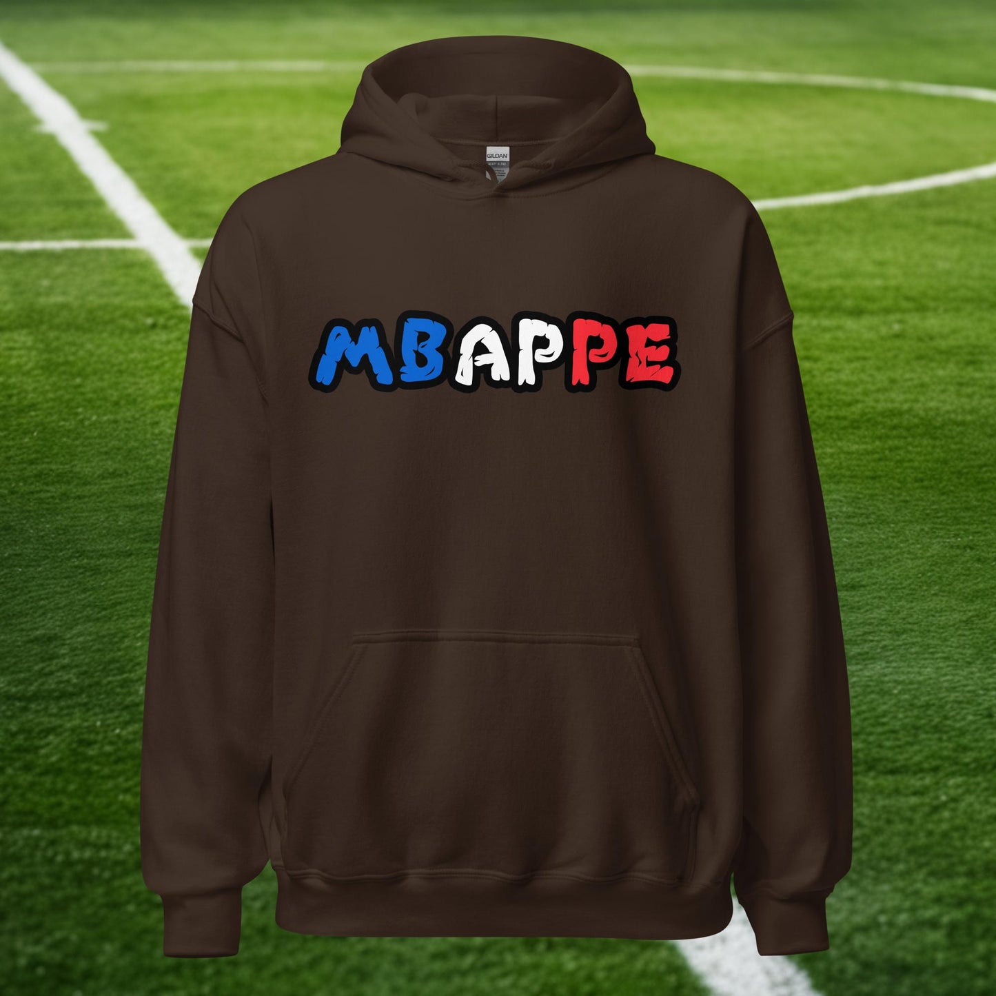 Kylian Mbappe France Euro 2024 Ninja Turtle Funny Football Soccer Unisex Hoodie Dark Chocolate Hoodies Football Kylian Mbappe Ninja Turtles Real Madrid Next Cult Brand