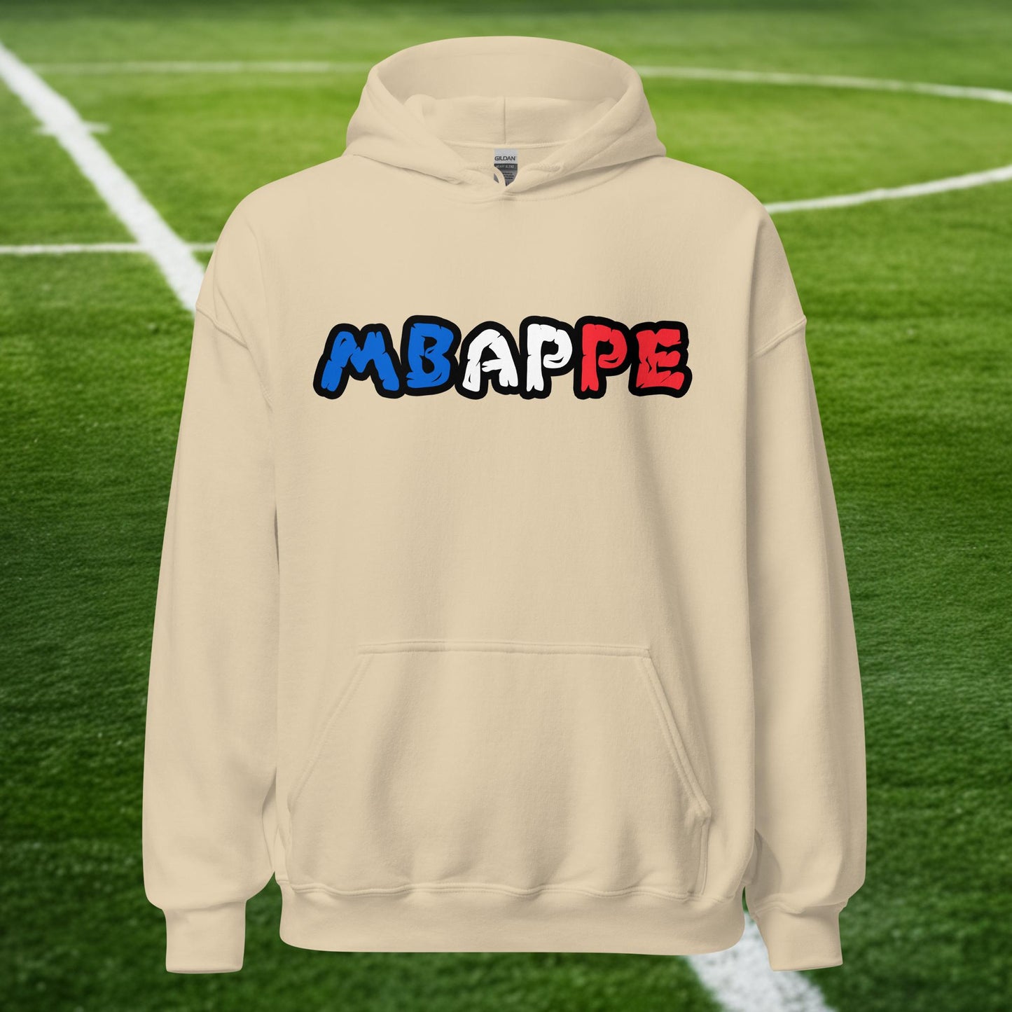 Kylian Mbappe France Euro 2024 Ninja Turtle Funny Football Soccer Unisex Hoodie Sand Hoodies Football Kylian Mbappe Ninja Turtles Real Madrid Next Cult Brand