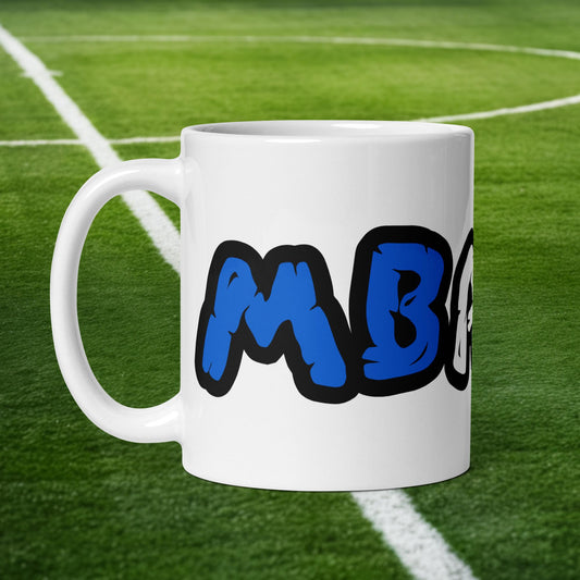 Kylian Mbappe France Euro 2024 Ninja Turtle Funny Football Soccer White glossy mug Next Cult Brand