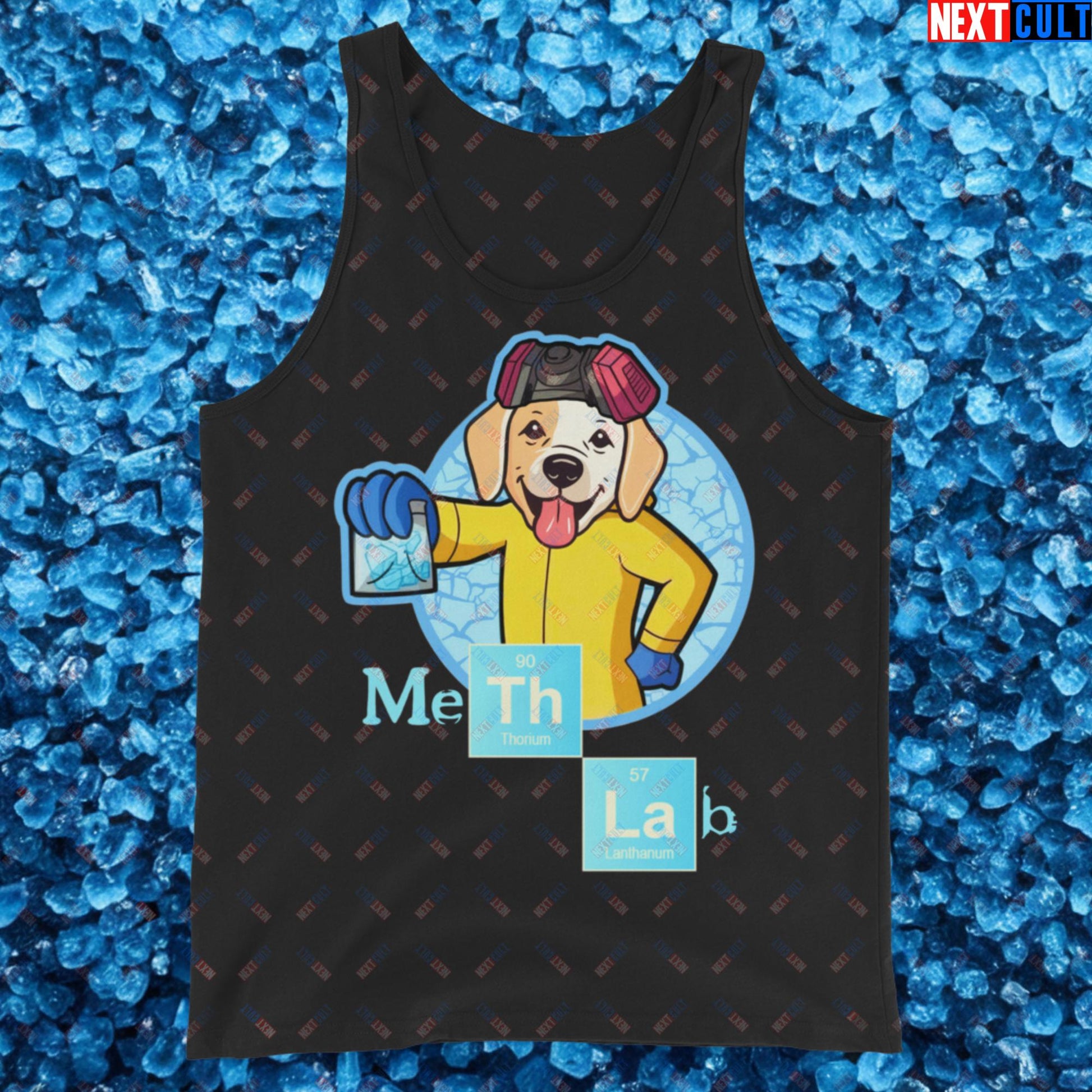 Meth Lab Breaking Bad Funny Labrador Retriever Dog Tank Top Next Cult Brand