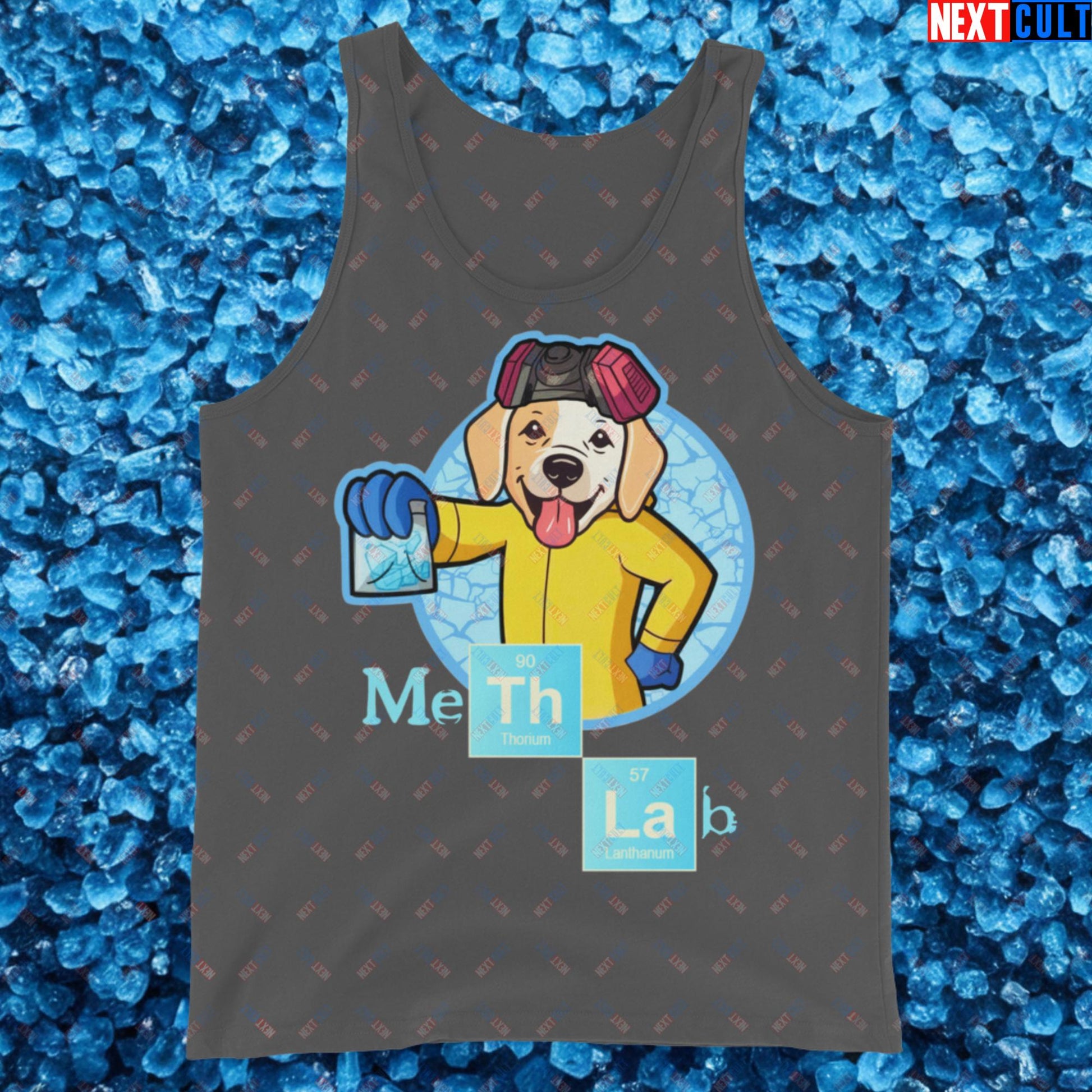 Meth Lab Breaking Bad Funny Labrador Retriever Dog Tank Top Next Cult Brand