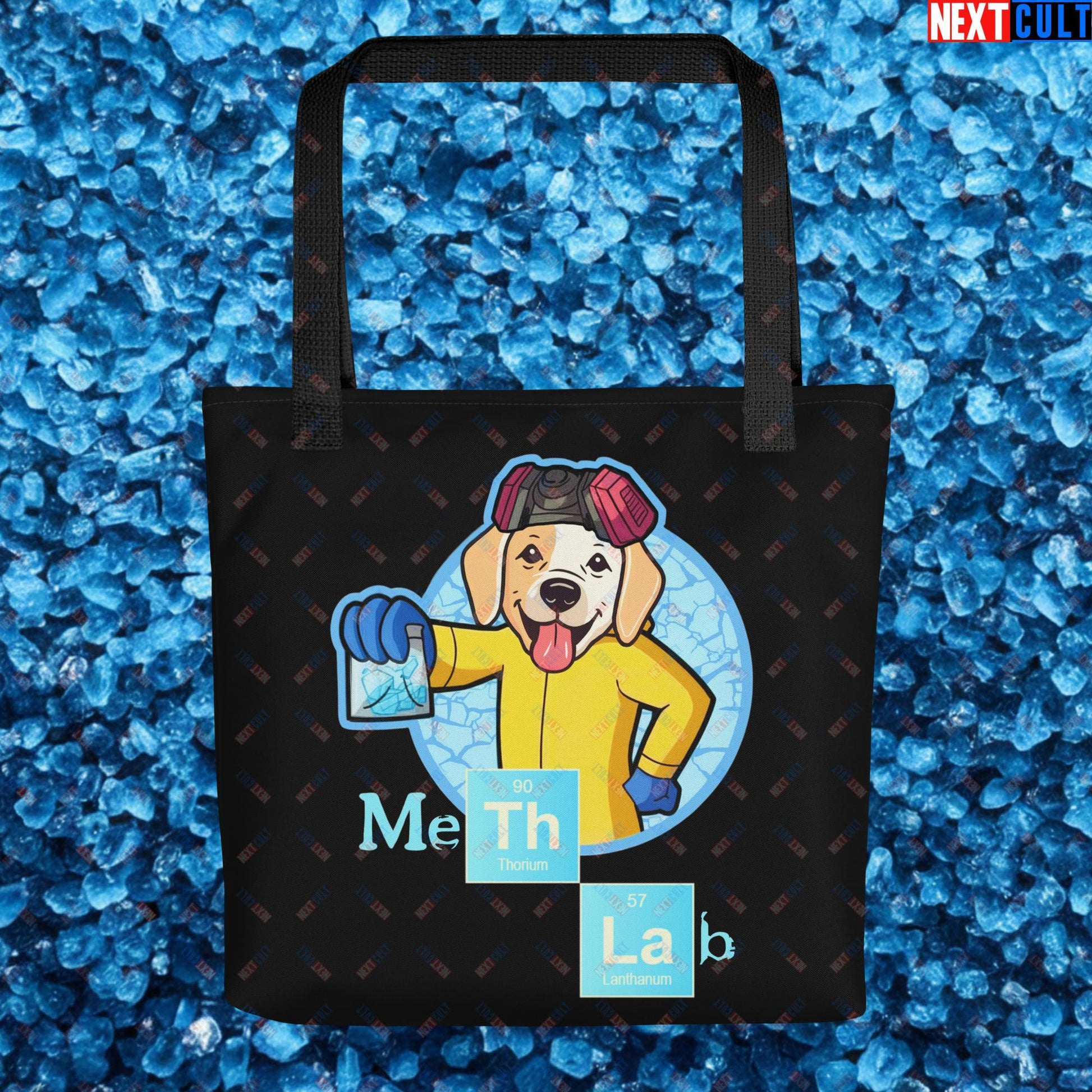 Meth Lab Breaking Bad Funny Labrador Retriever Dog Tote bag Next Cult Brand