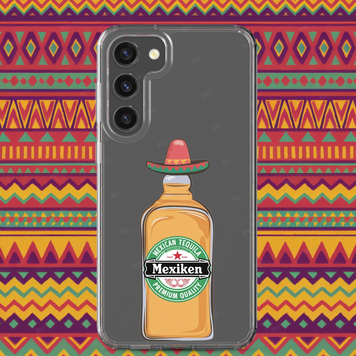 Mexiken Mexican Tequila Funny Heineken Beer Parody Clear Case for Samsung Next Cult Brand