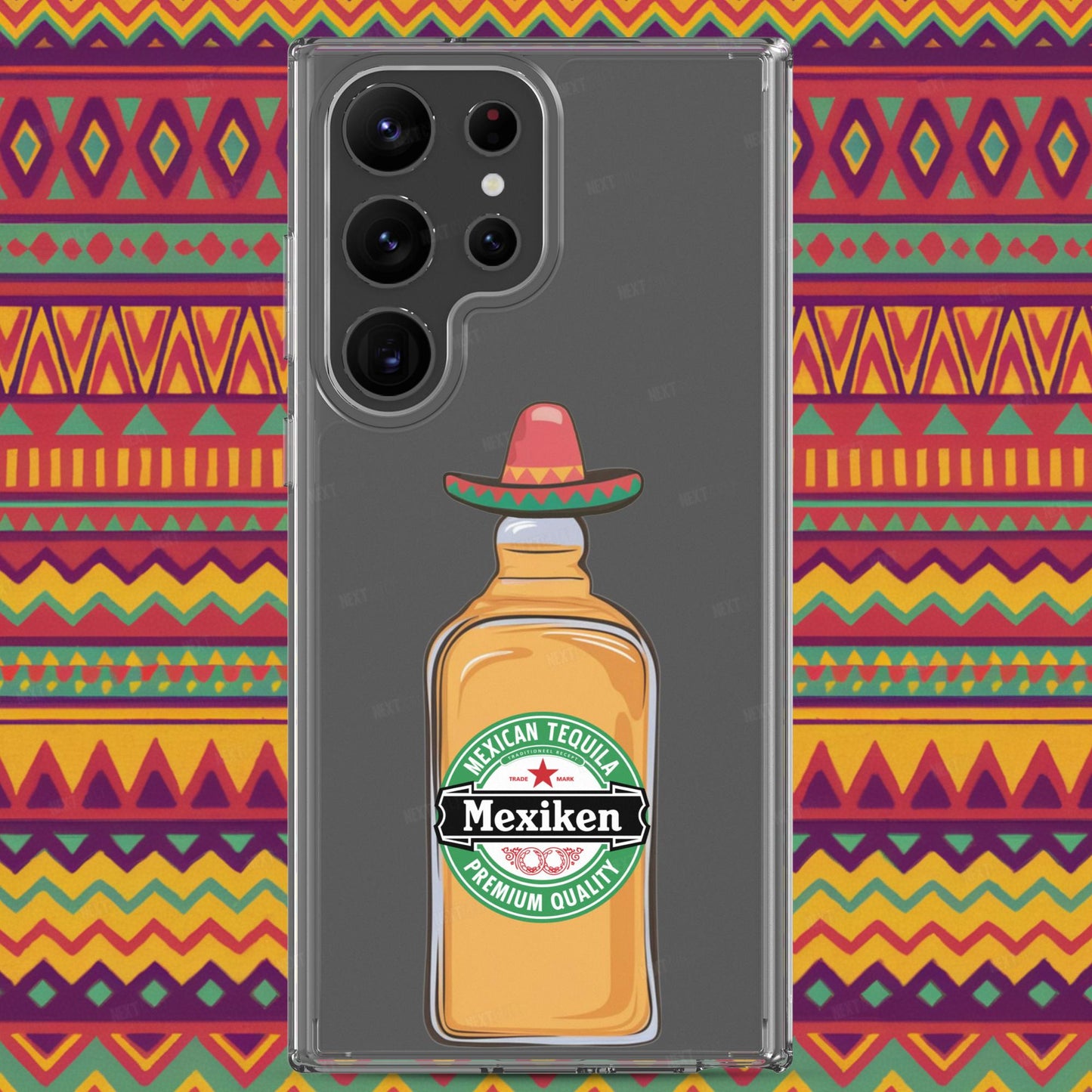 Mexiken Mexican Tequila Funny Heineken Beer Parody Clear Case for Samsung Next Cult Brand