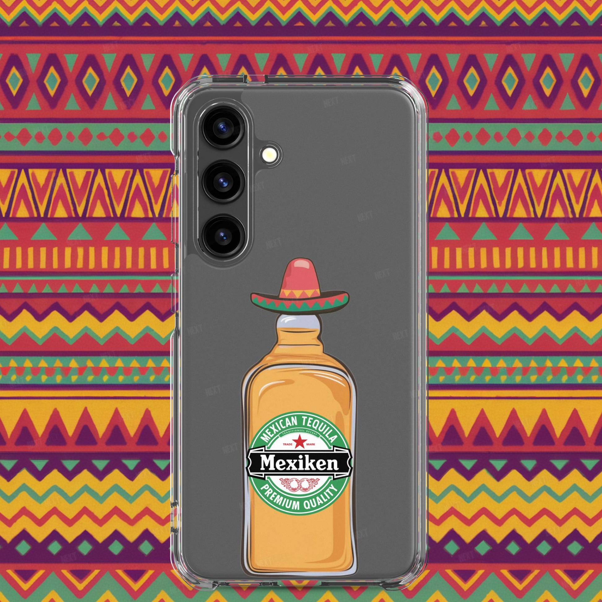 Mexiken Mexican Tequila Funny Heineken Beer Parody Clear Case for Samsung Next Cult Brand