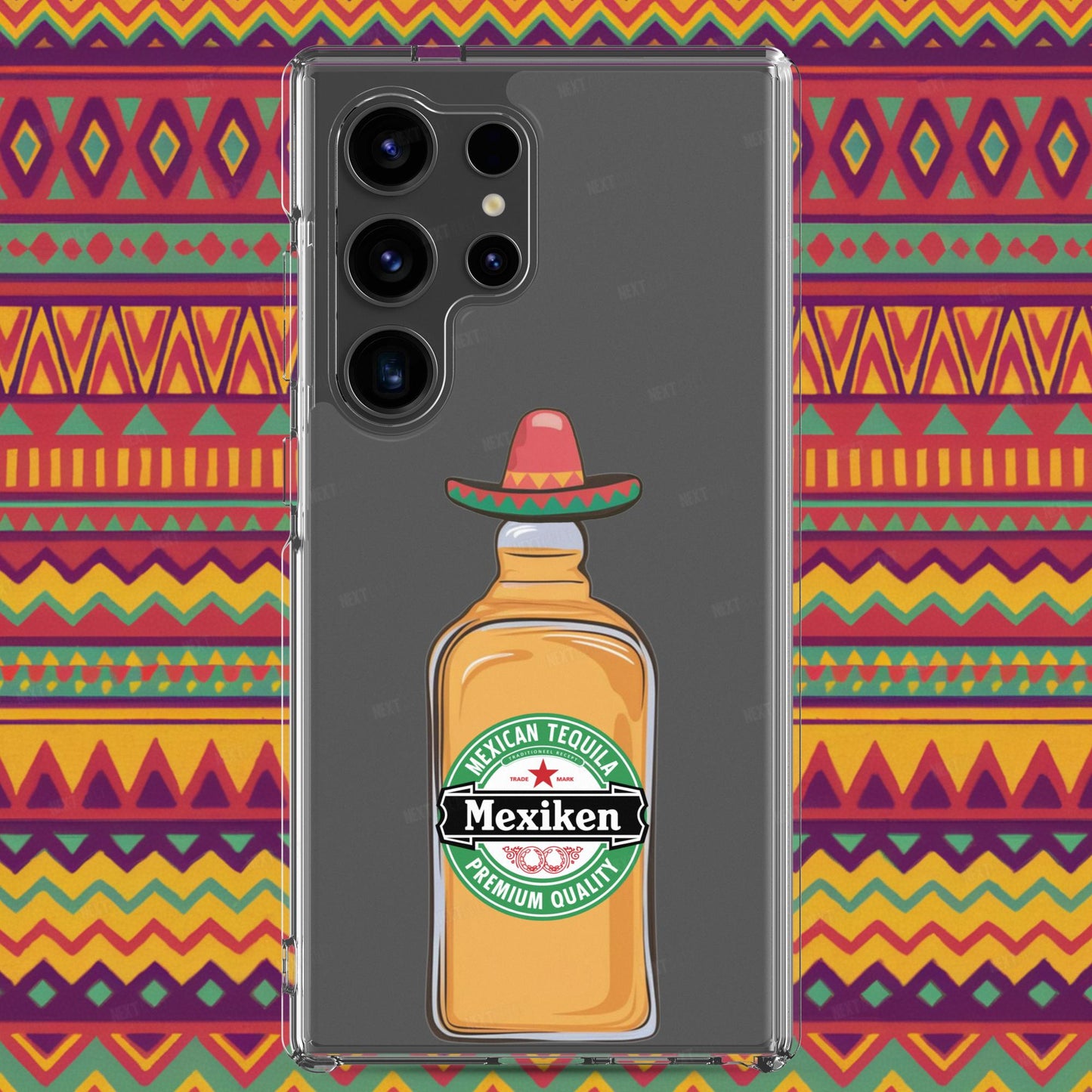 Mexiken Mexican Tequila Funny Heineken Beer Parody Clear Case for Samsung Next Cult Brand