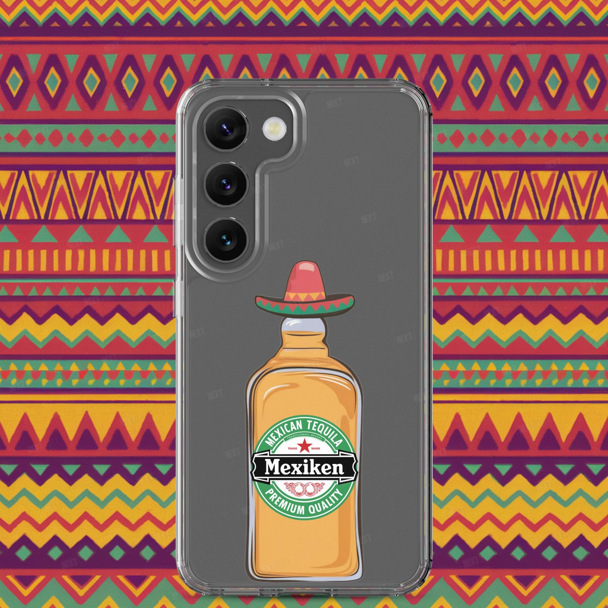 Mexiken Mexican Tequila Funny Heineken Beer Parody Clear Case for Samsung Next Cult Brand