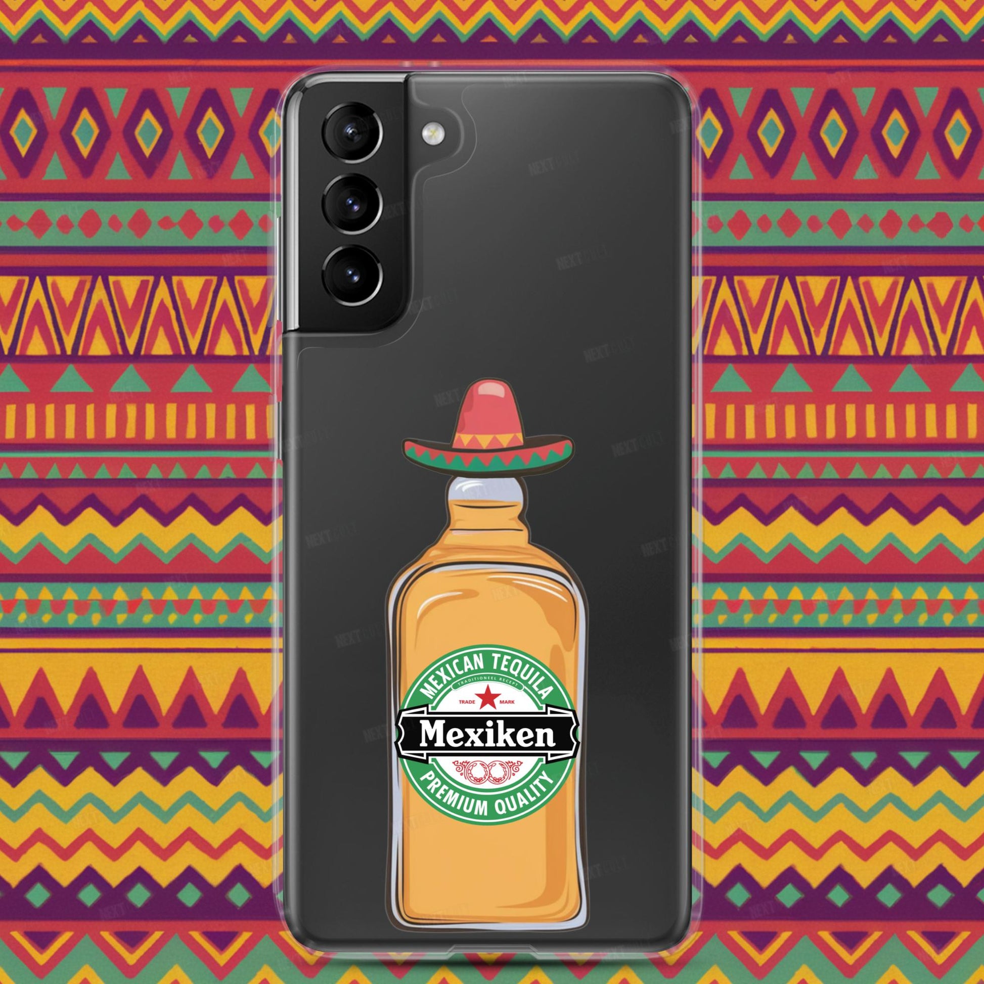 Mexiken Mexican Tequila Funny Heineken Beer Parody Clear Case for Samsung Next Cult Brand