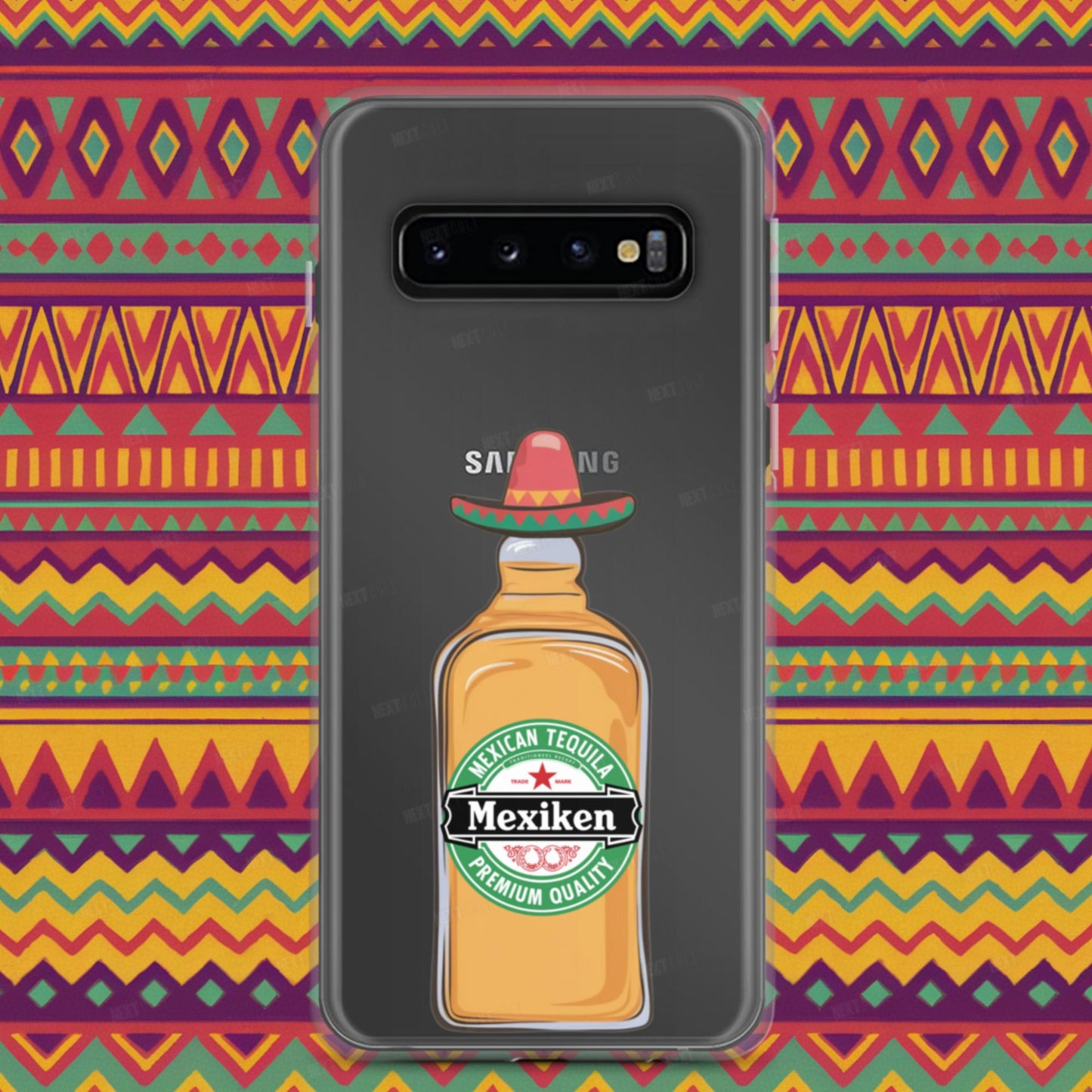 Mexiken Mexican Tequila Funny Heineken Beer Parody Clear Case for Samsung Next Cult Brand