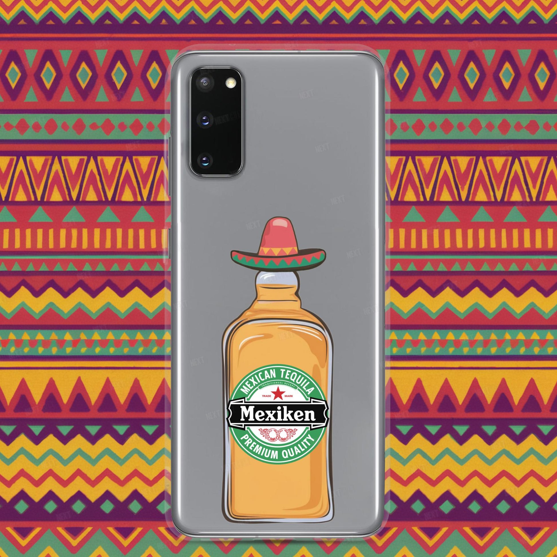 Mexiken Mexican Tequila Funny Heineken Beer Parody Clear Case for Samsung Next Cult Brand