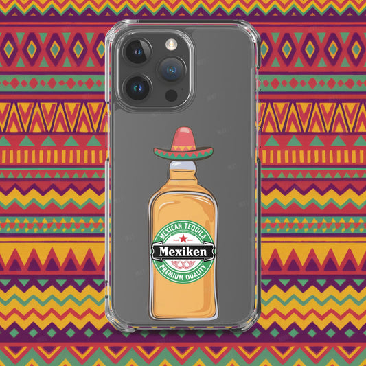 Mexiken Mexican Tequila Funny Heineken Beer Parody Clear Case for iPhone Next Cult Brand