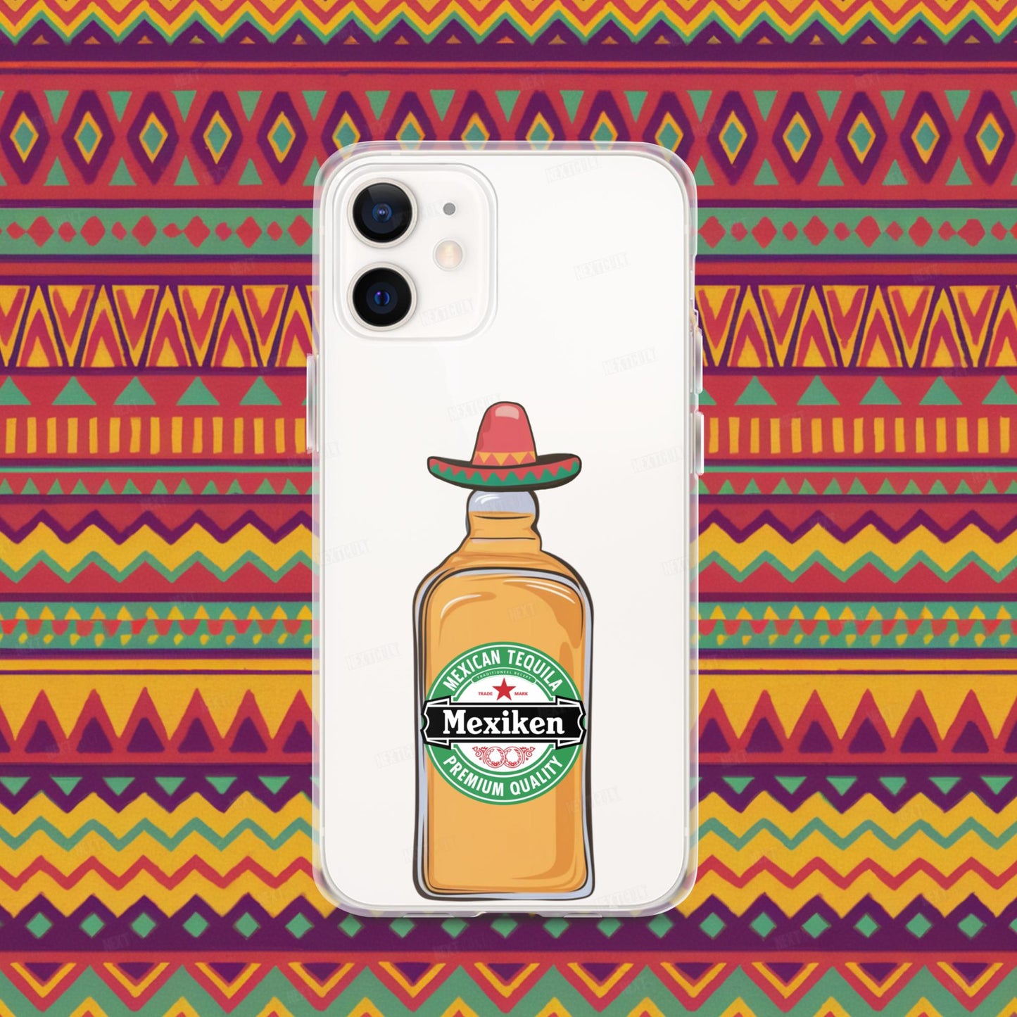 Mexiken Mexican Tequila Funny Heineken Beer Parody Clear Case for iPhone Next Cult Brand