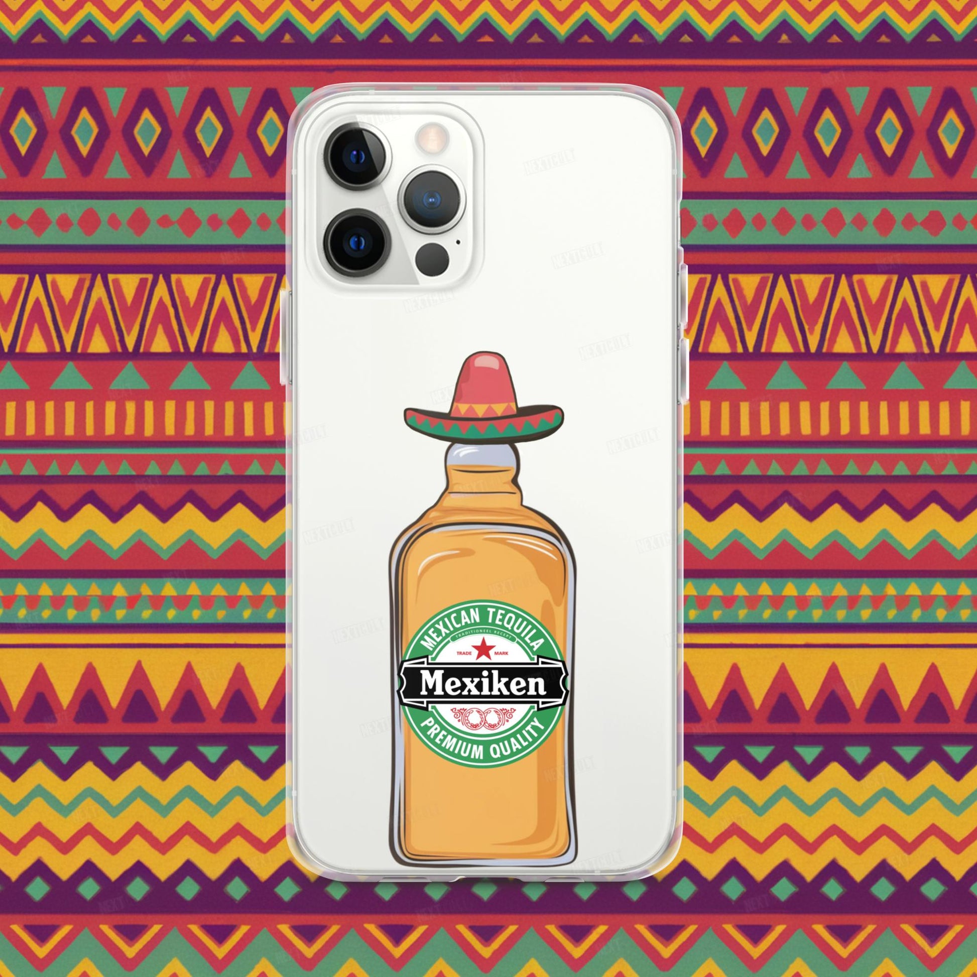 Mexiken Mexican Tequila Funny Heineken Beer Parody Clear Case for iPhone Next Cult Brand