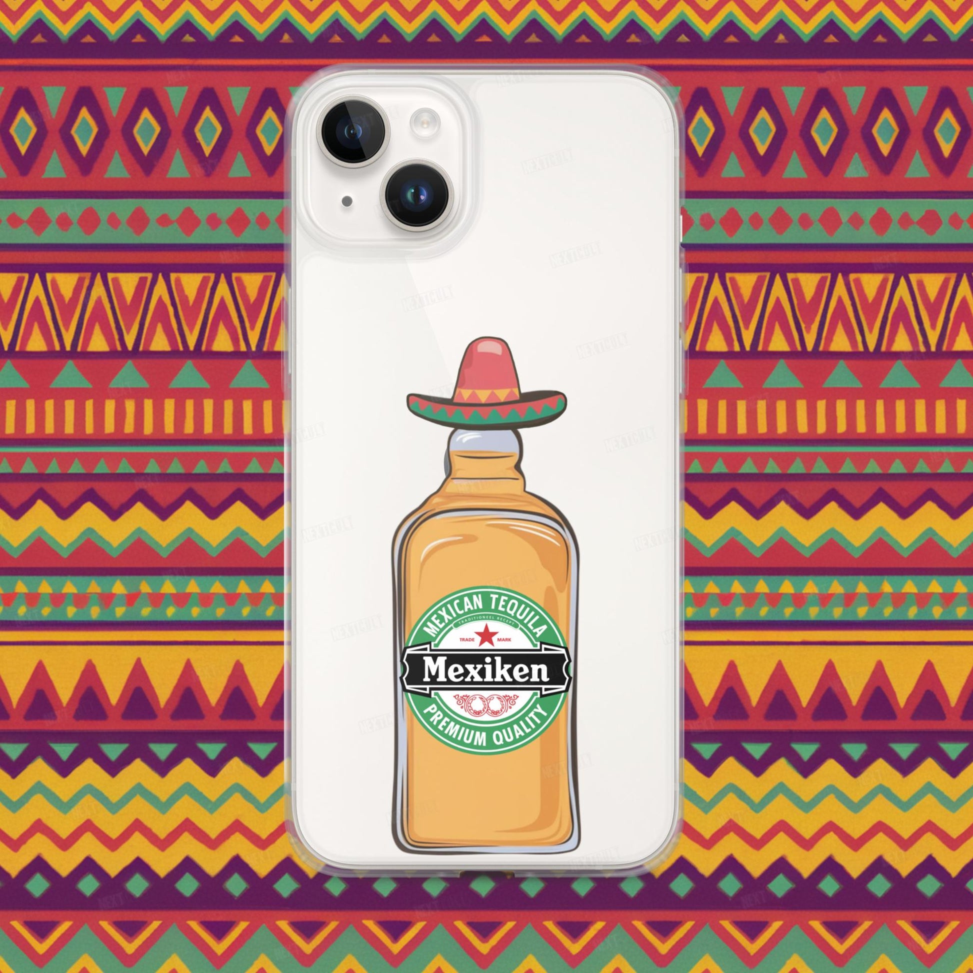 Mexiken Mexican Tequila Funny Heineken Beer Parody Clear Case for iPhone Next Cult Brand