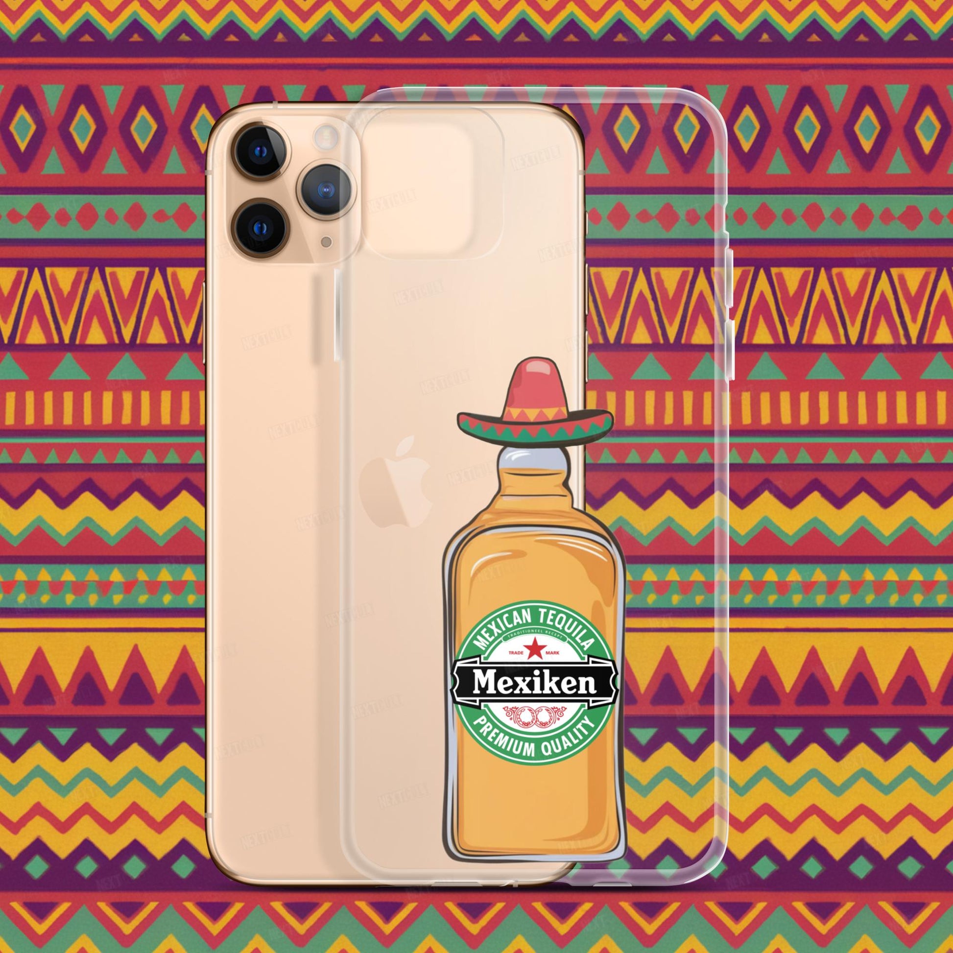 Mexiken Mexican Tequila Funny Heineken Beer Parody Clear Case for iPhone Next Cult Brand