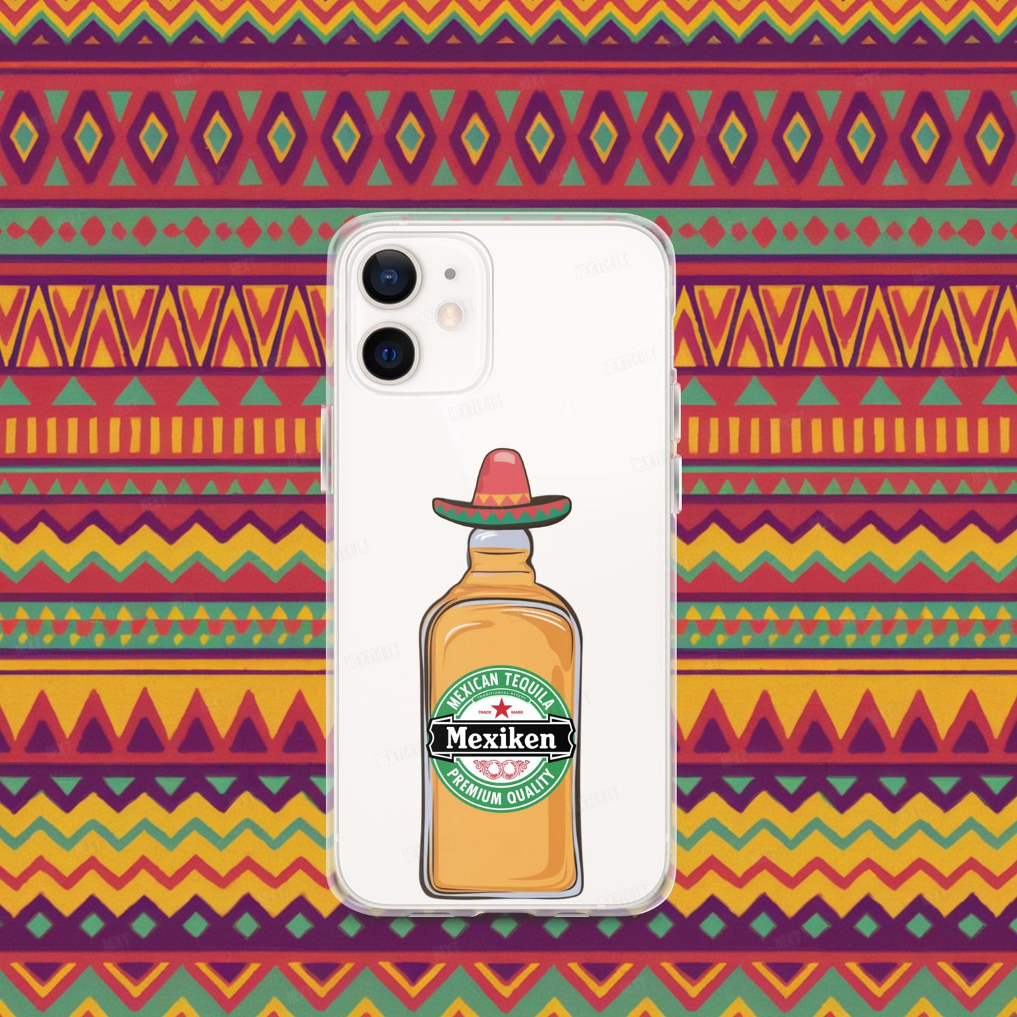 Mexiken Mexican Tequila Funny Heineken Beer Parody Clear Case for iPhone Next Cult Brand