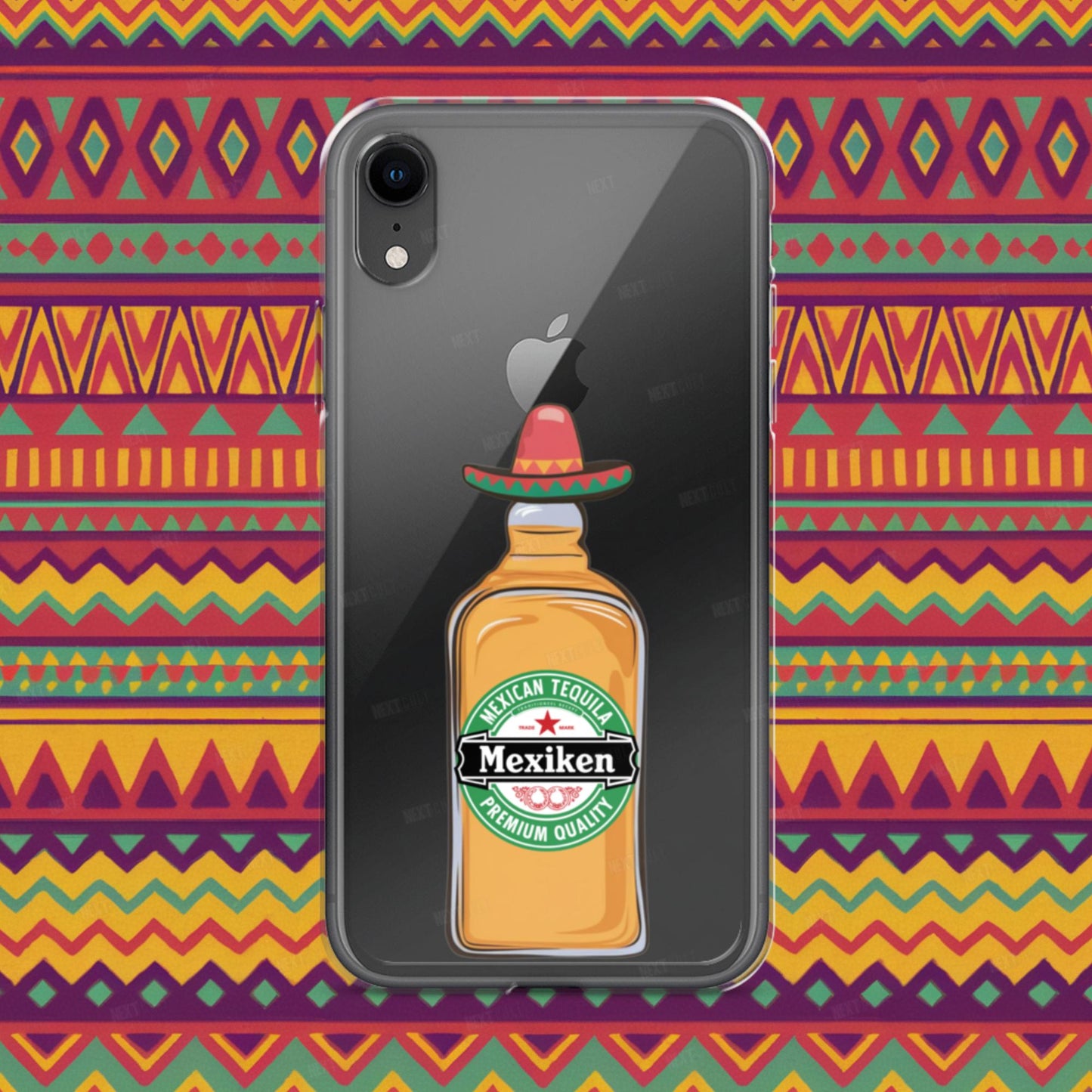 Mexiken Mexican Tequila Funny Heineken Beer Parody Clear Case for iPhone Next Cult Brand