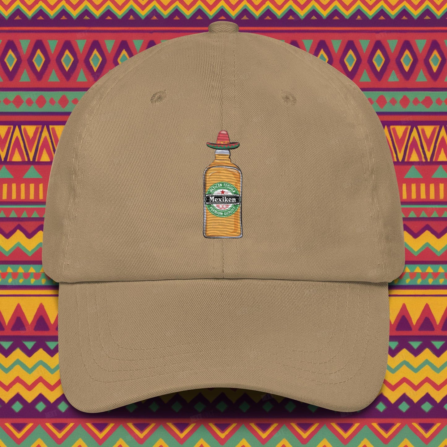 Mexiken Mexican Tequila Funny Heineken Beer Parody Dad hat Next Cult Brand