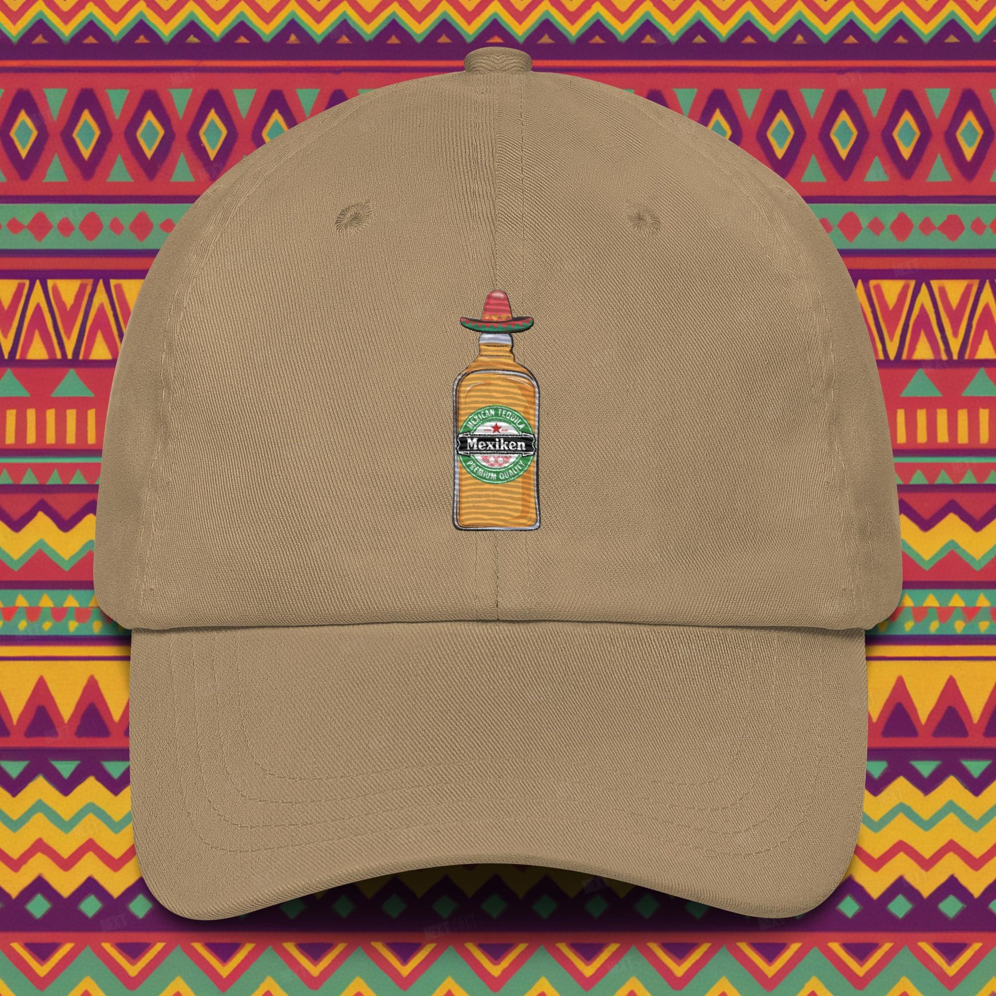 Mexiken Mexican Tequila Funny Heineken Beer Parody Dad hat Next Cult Brand