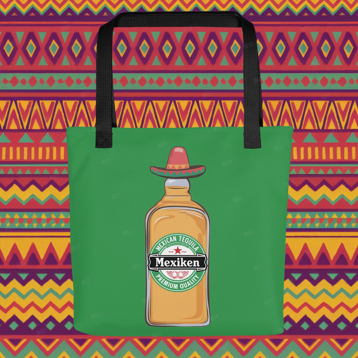 Mexiken Mexican Tequila Funny Heineken Beer Parody Tote bag Next Cult Brand