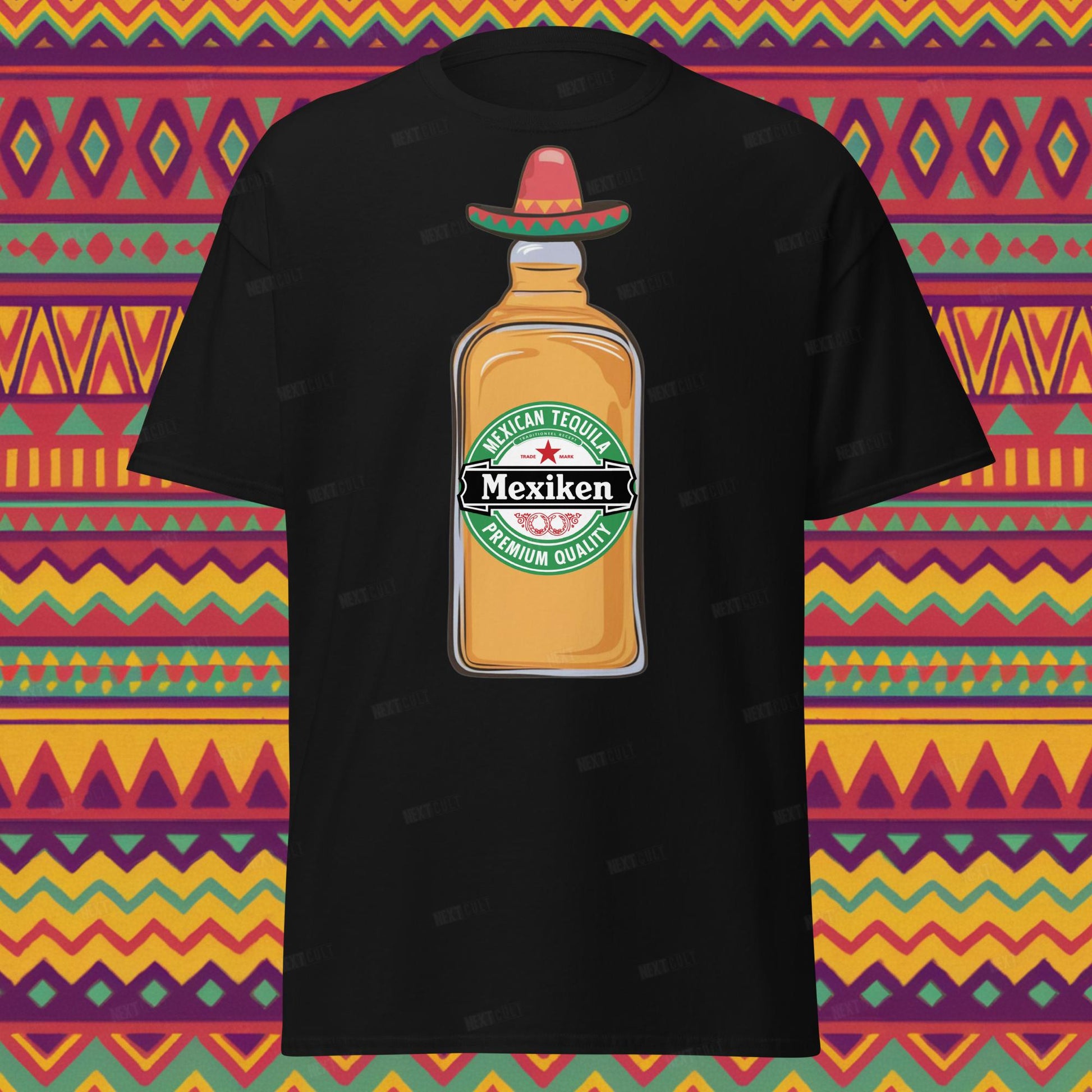 Mexiken Mexican Tequila Funny Heineken Beer Parody Unisex tee Next Cult Brand