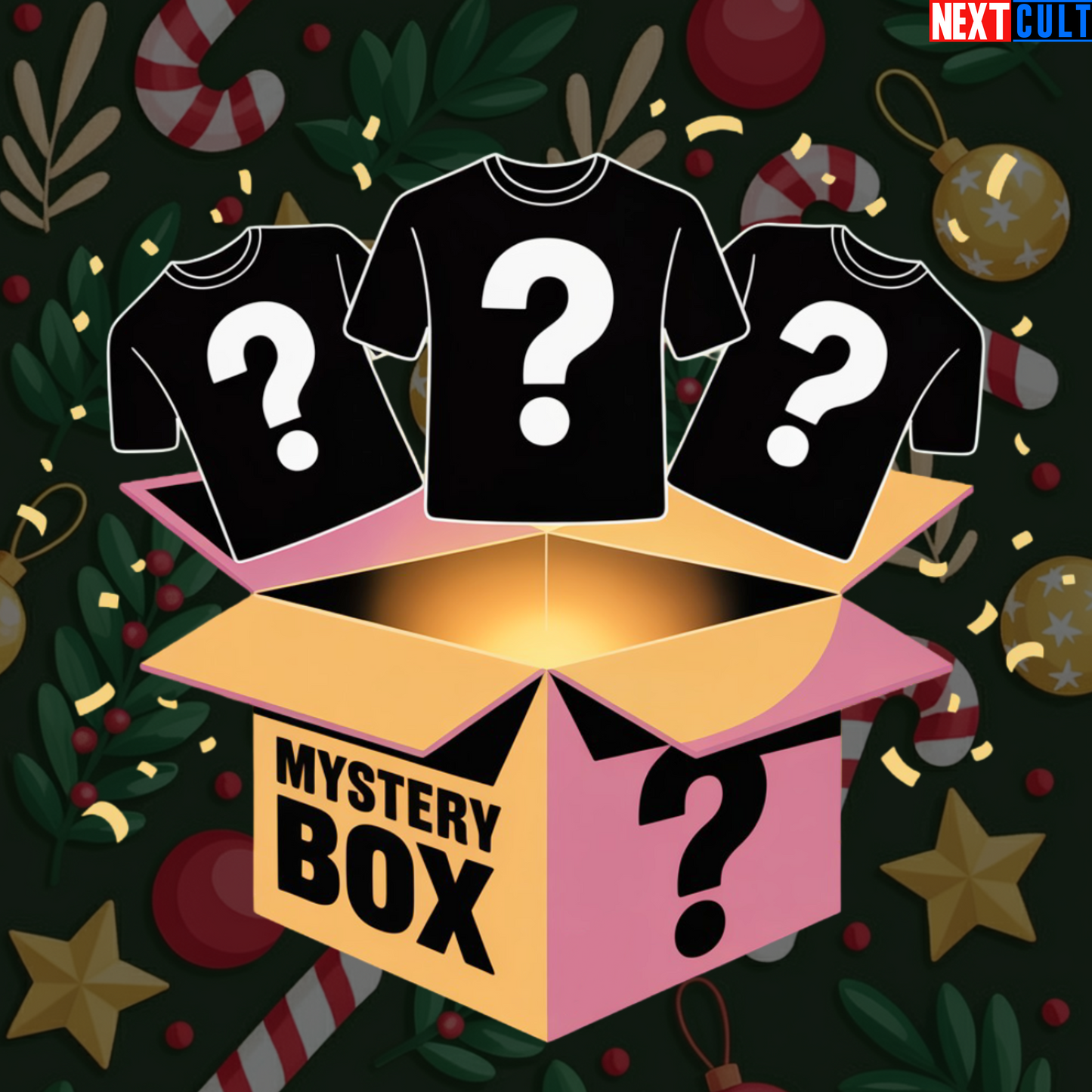 Mystery Box of 3 Christmas Gym Shirts (3-pack)
