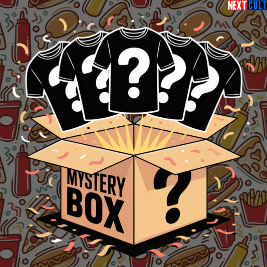 Mystery Box of 5 Food Gym Shirts (5-pack)